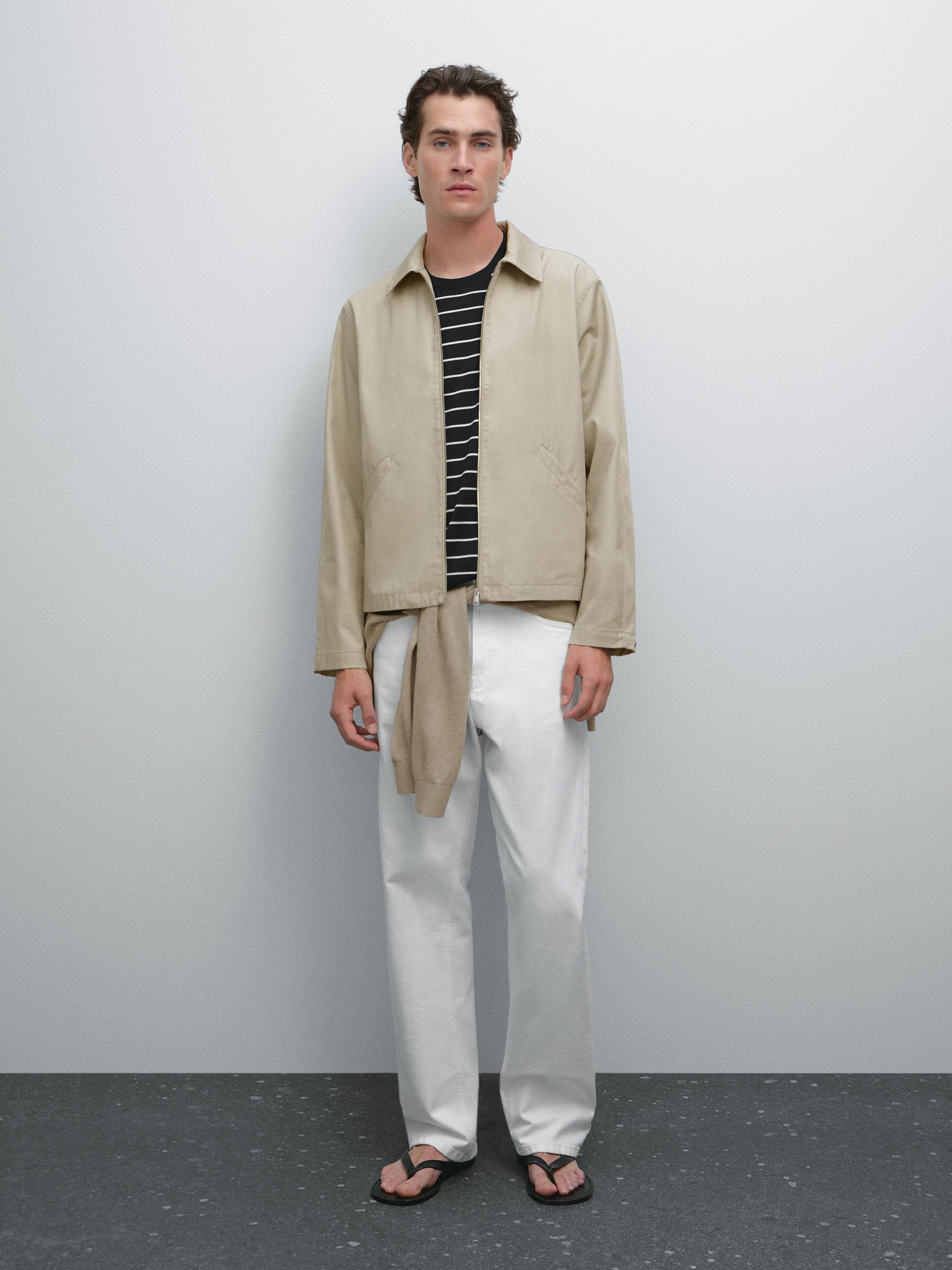 Water-repellent 100% cotton jacket