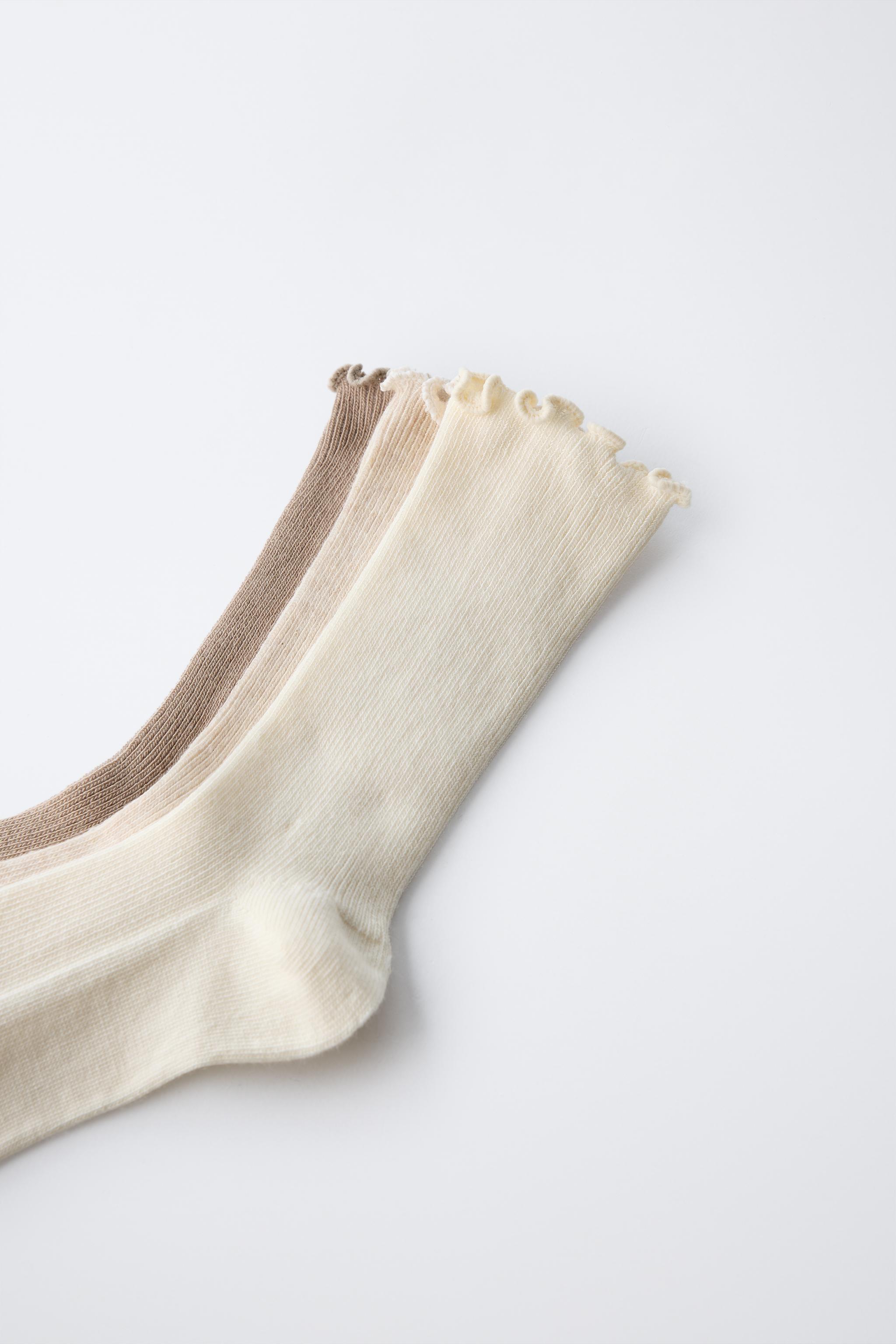 THREE-PACK OF TERRY LONG SOCKS