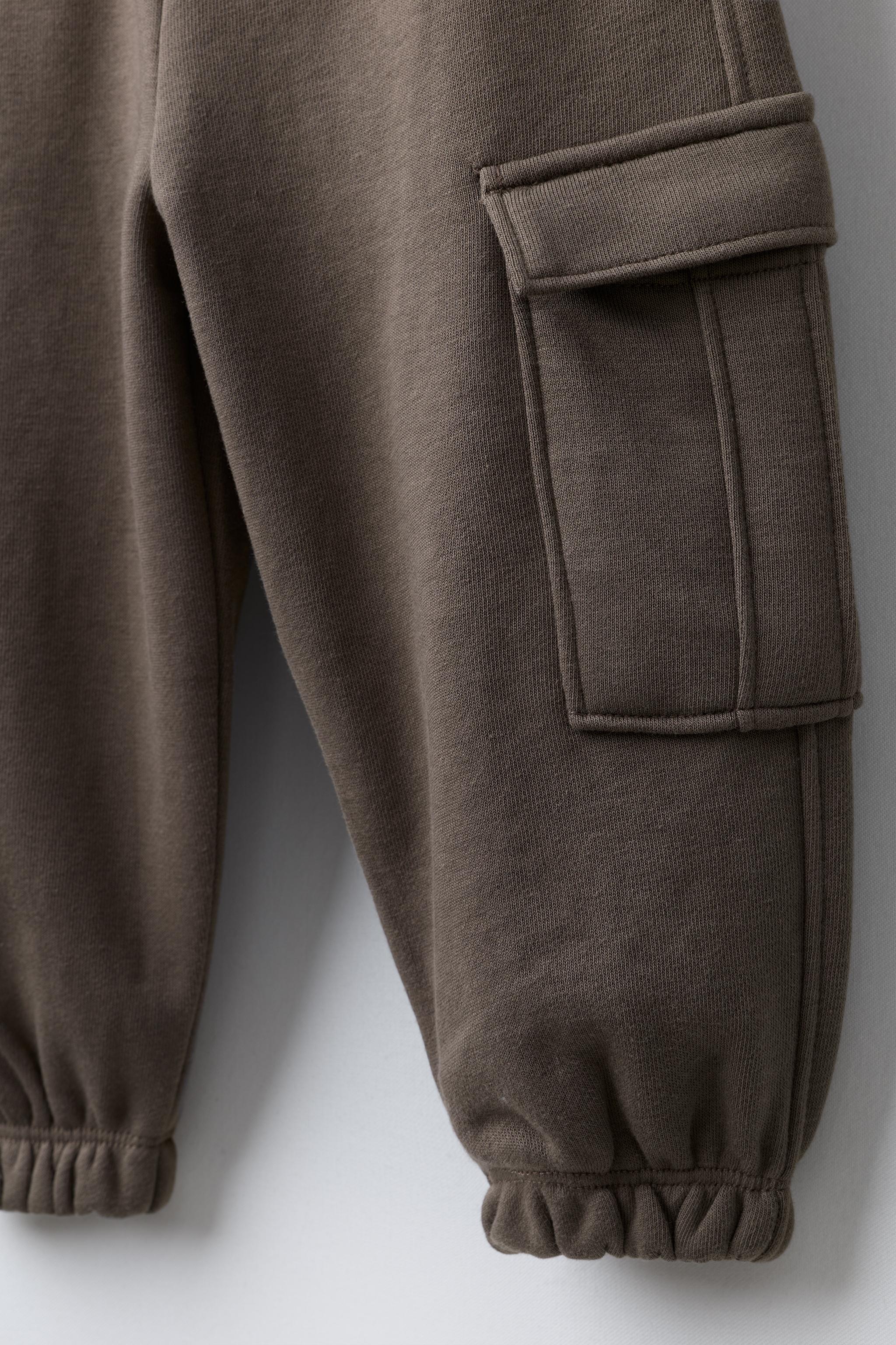 FLEECE CARGO JOGGER PANTS