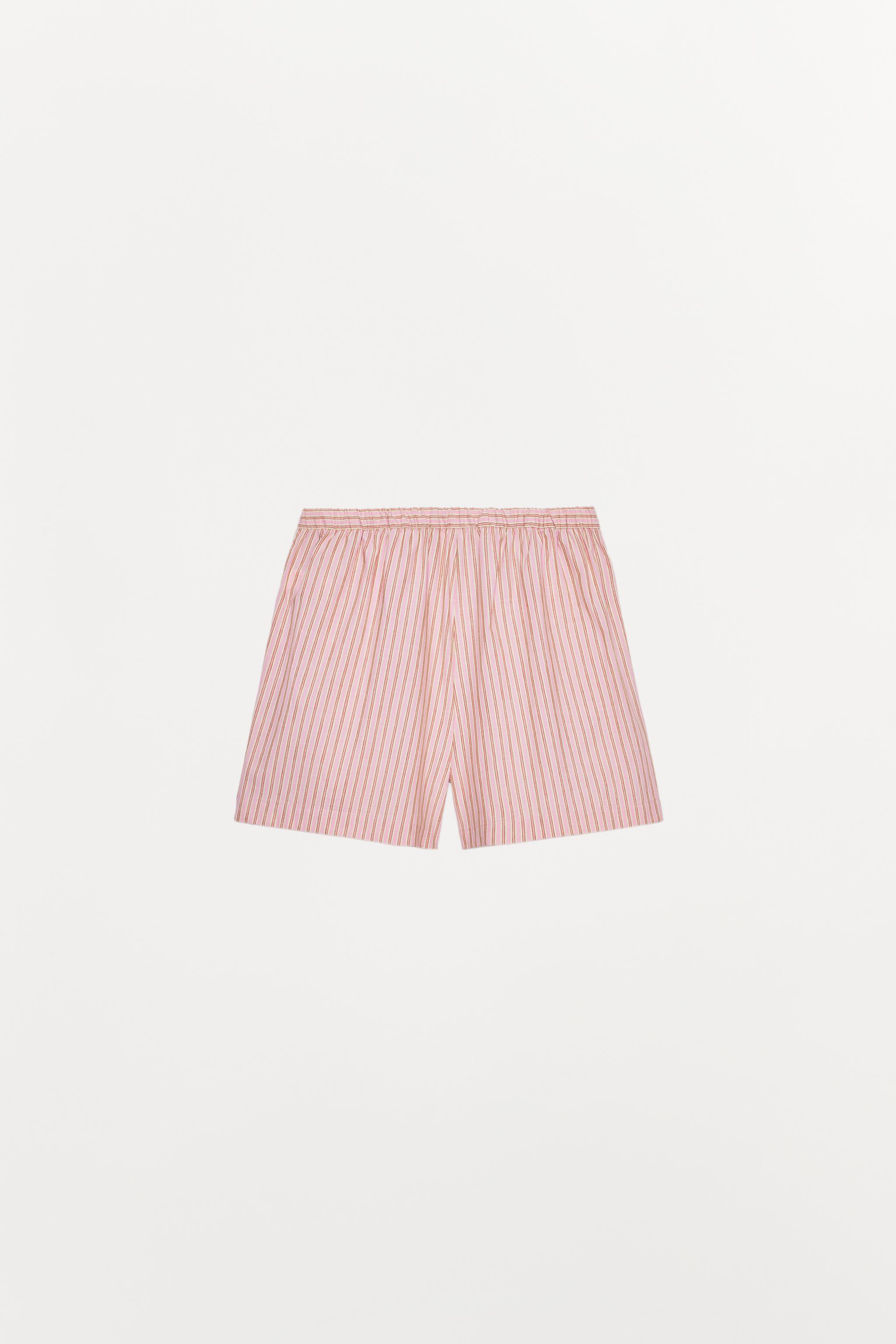 STRIPED SHORTS WITH COTTON
