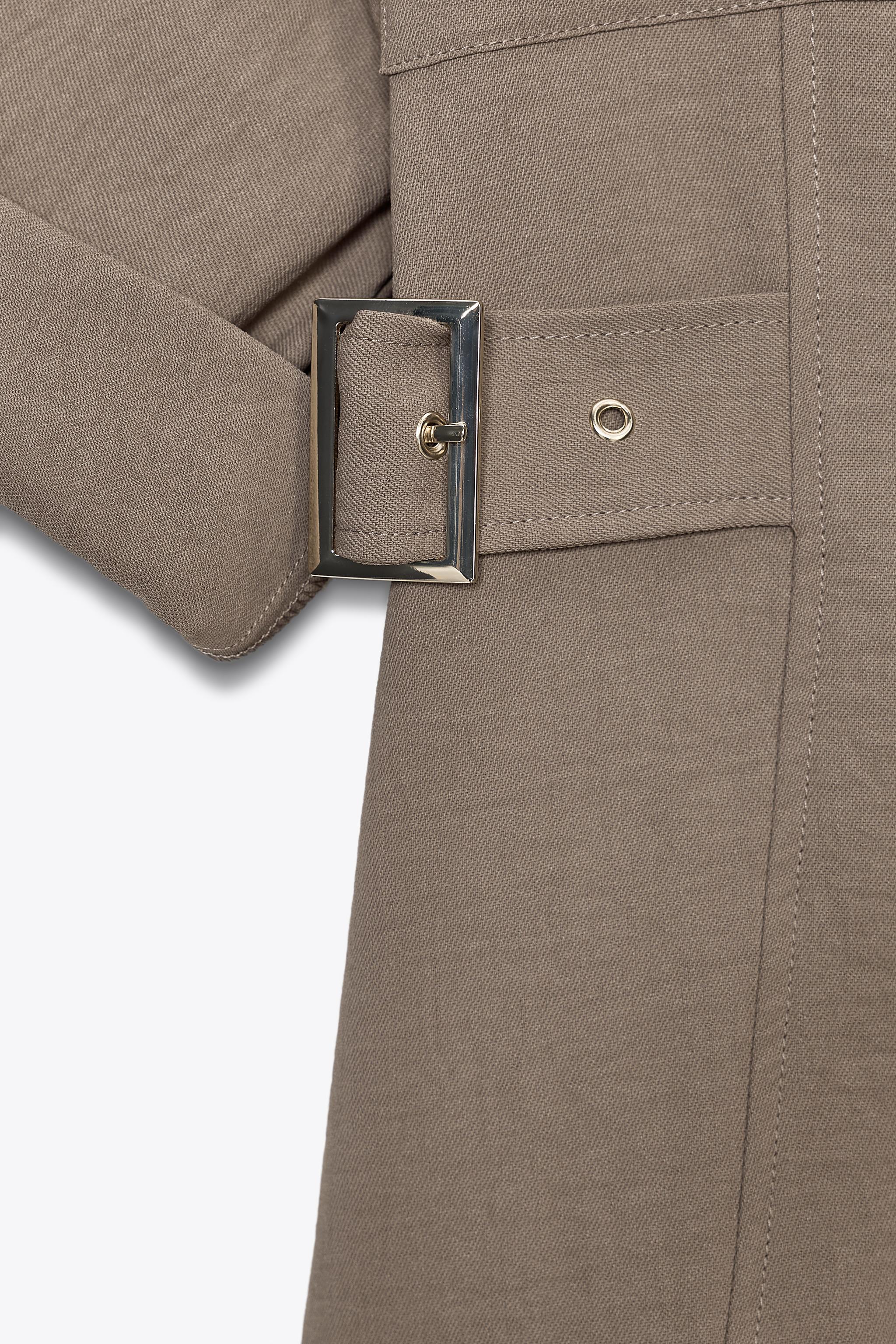 SAFARI SHIRT WITH SIDE BUCKLES