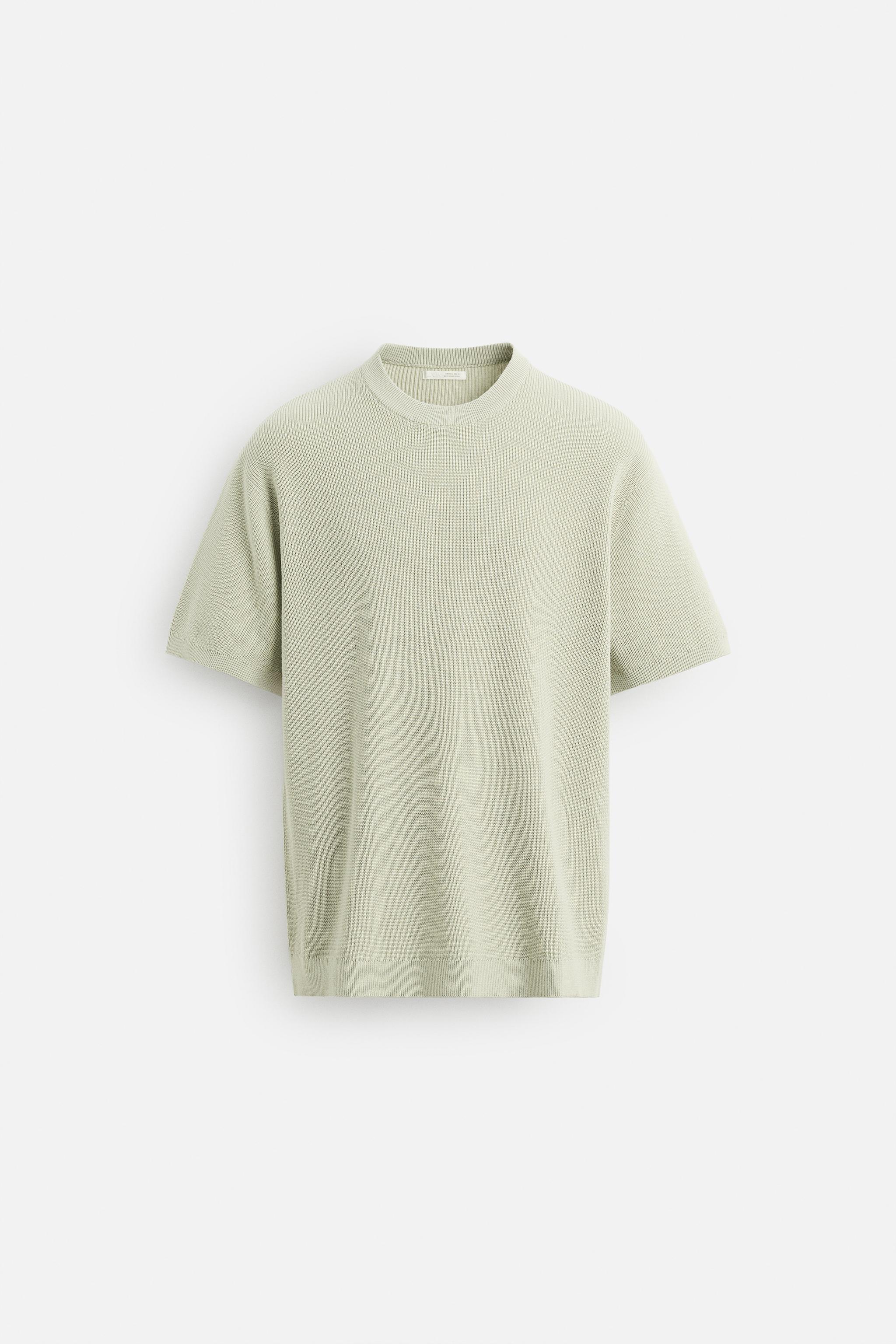 PURL KNIT T-SHIRT