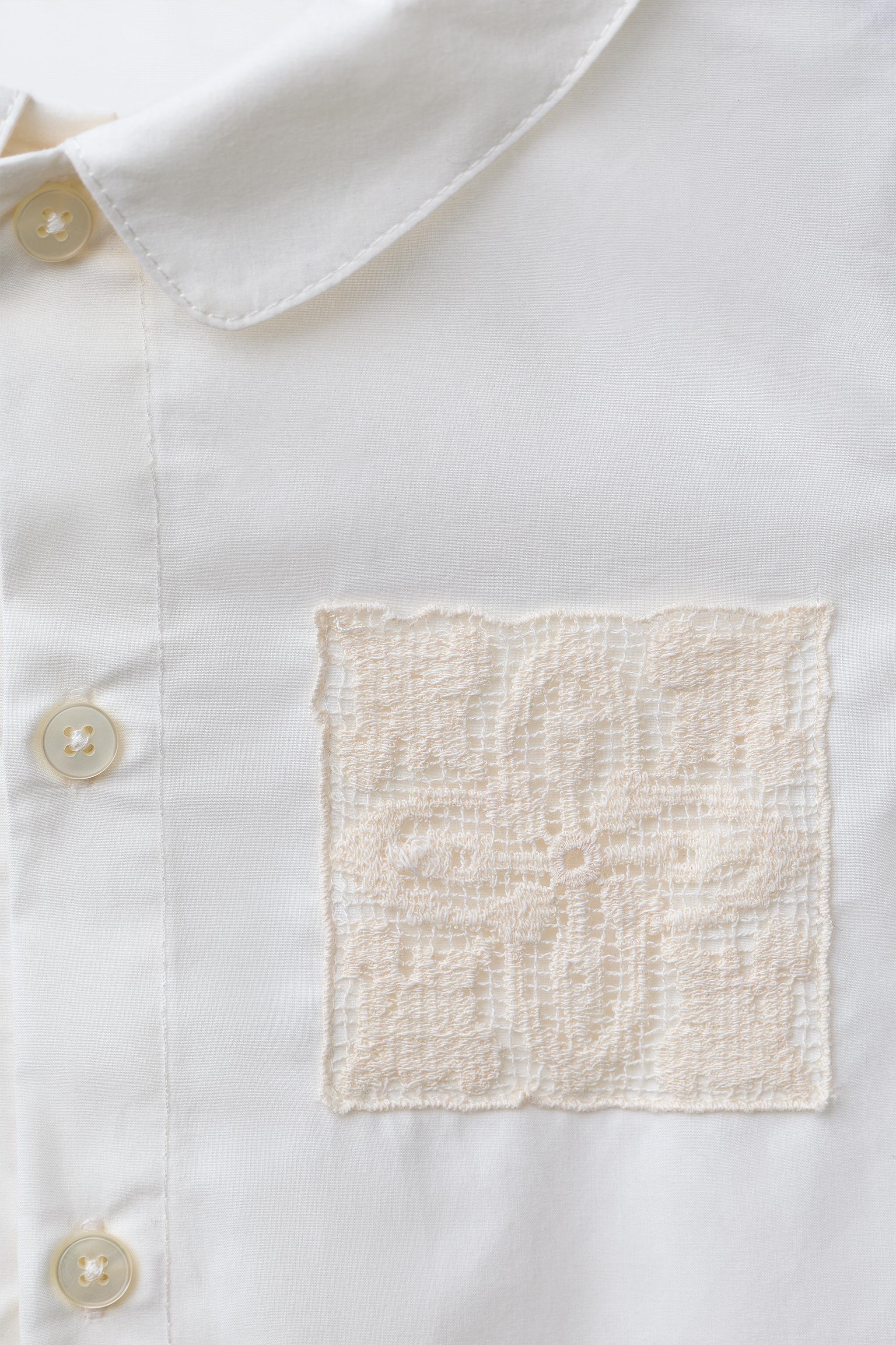 LACE POCKET SHIRT