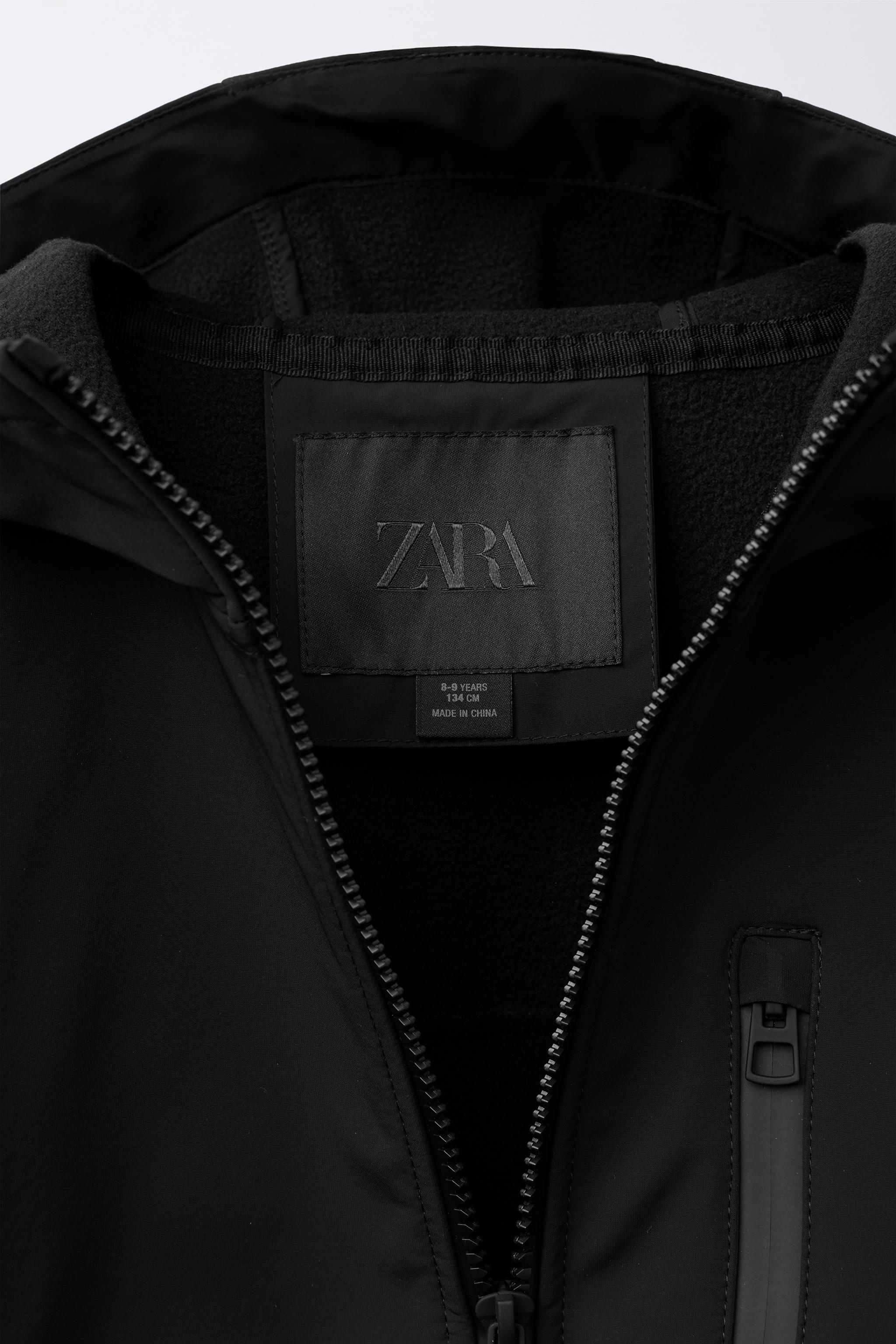 WATER REPELLENT HOODED LINED TECHNICAL JACKET