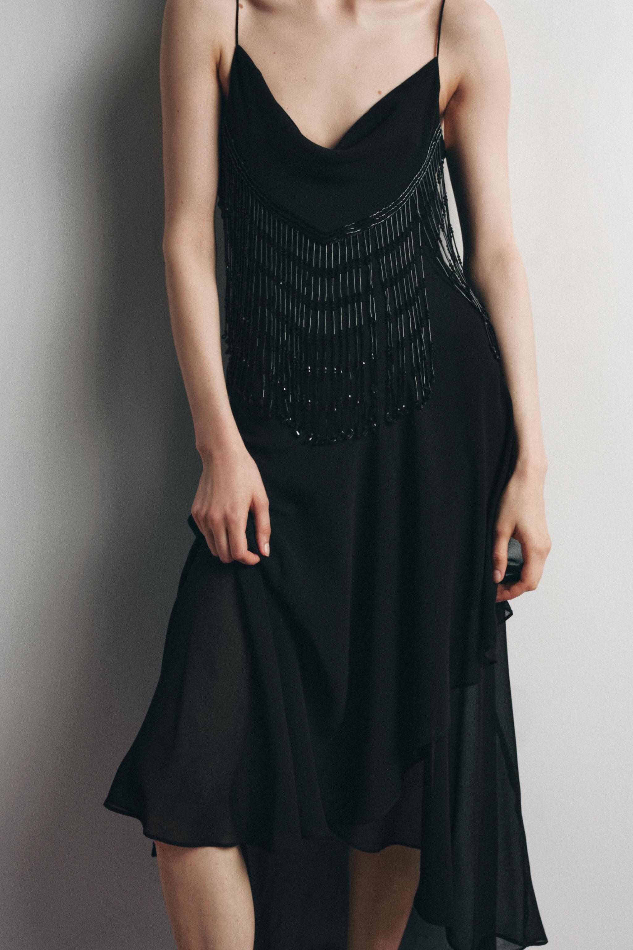 LIMITED EDITION BEADED MIDI DRESS