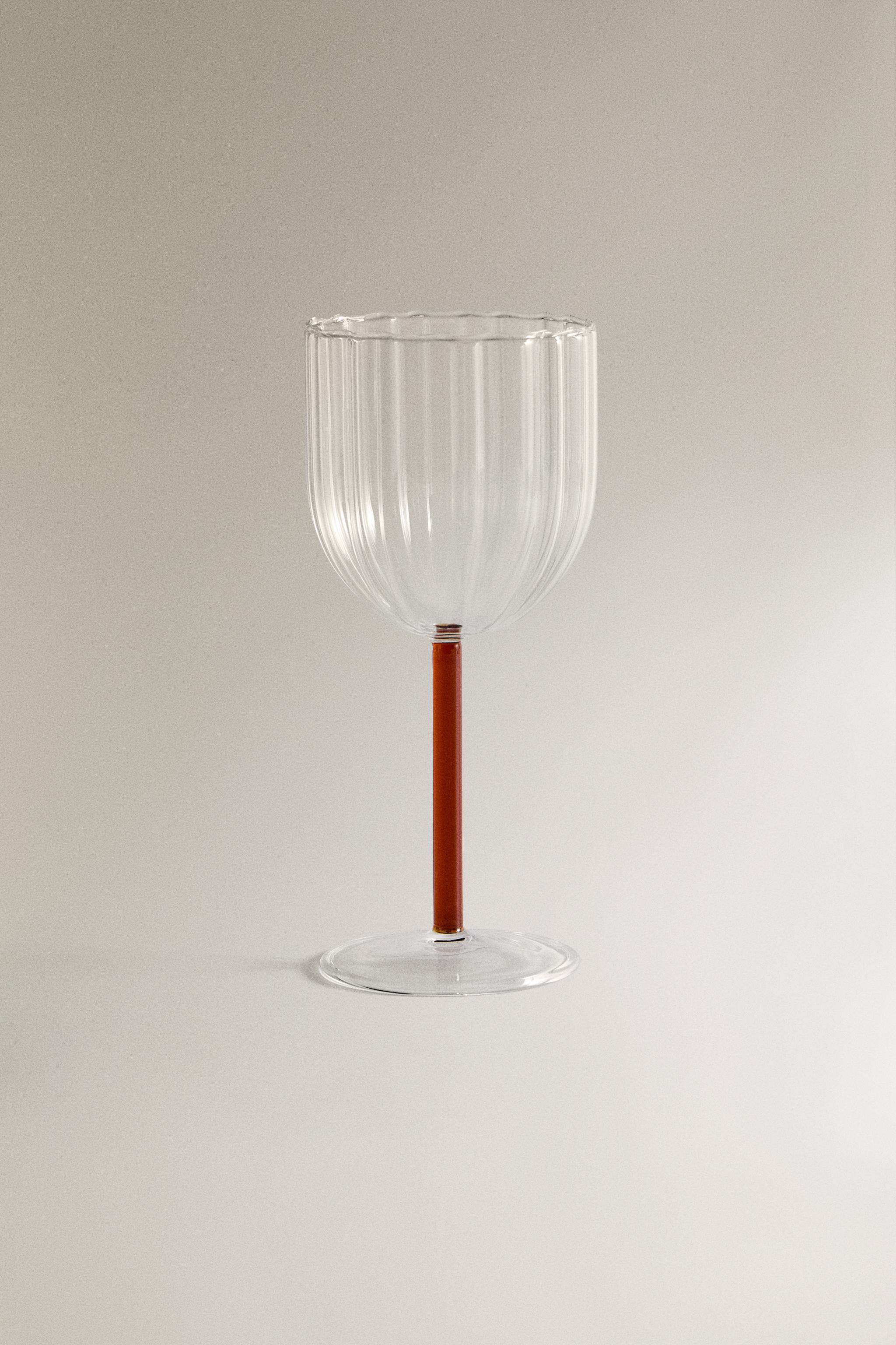 BOROSILICATE GLASS WITH COLORED STEM