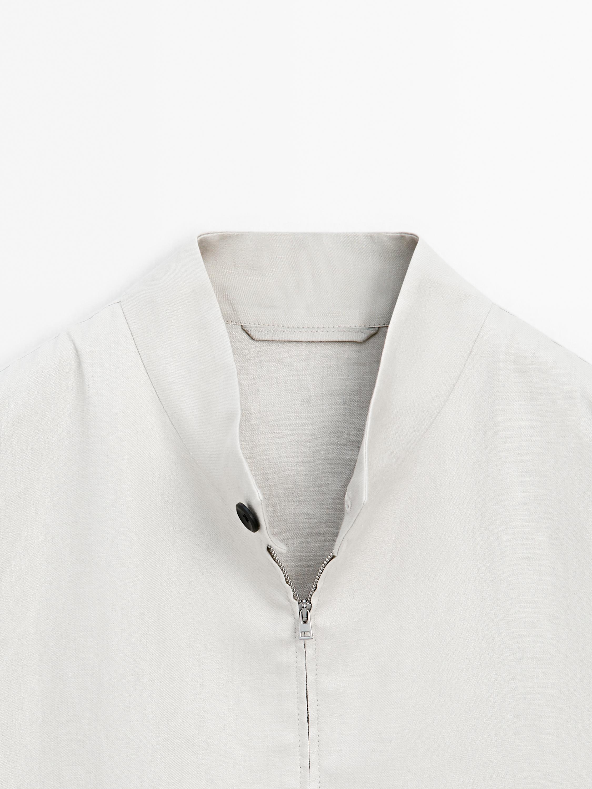 100% linen lightweight jacket