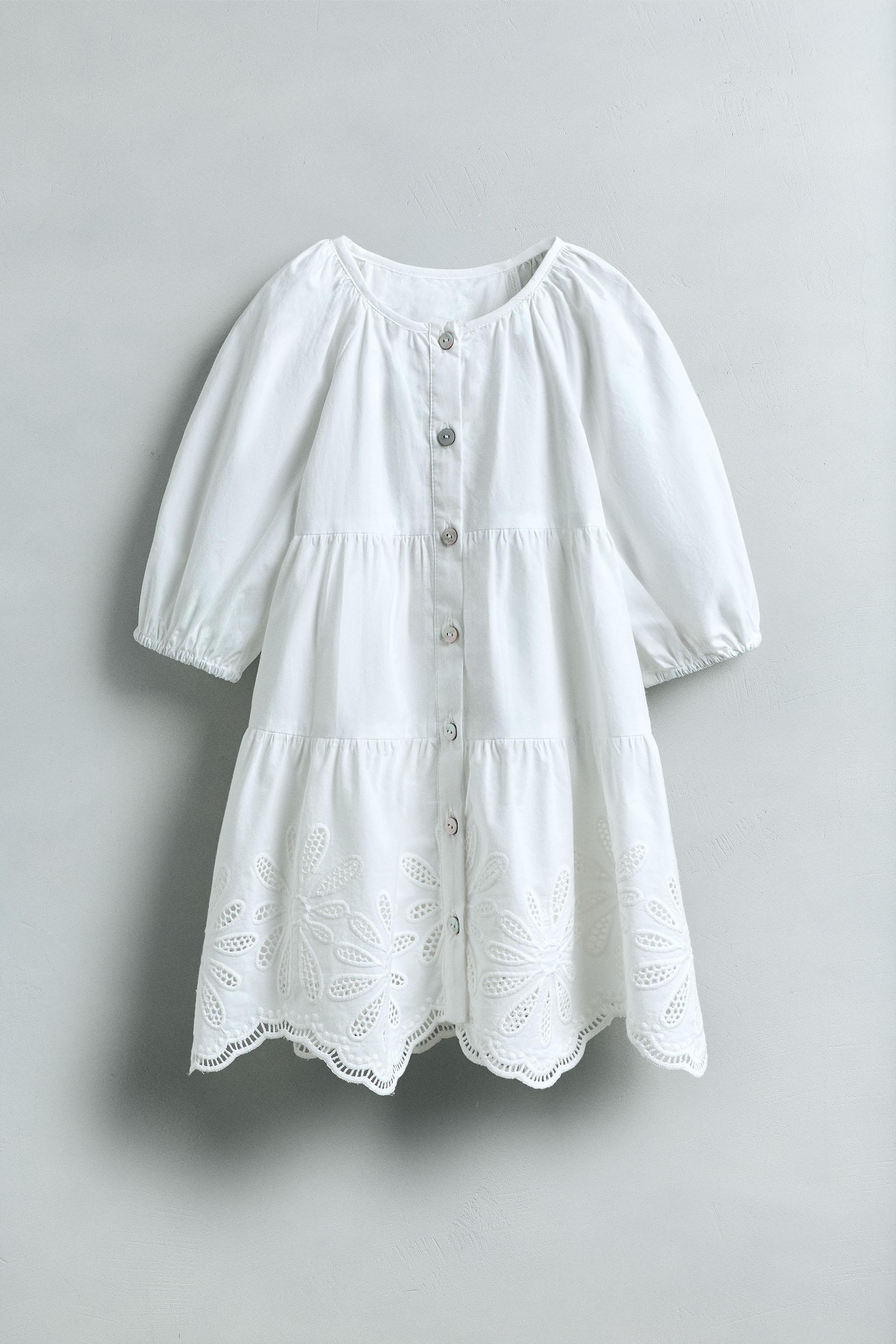 EMBROIDERED FLORAL DRESS