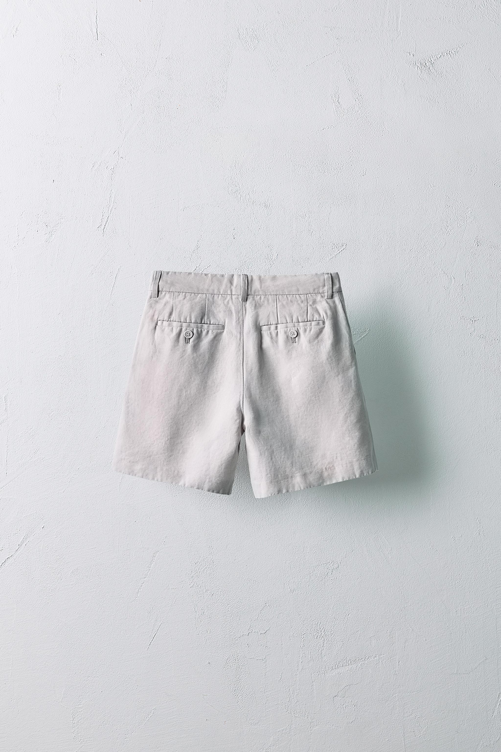 6-10 YEARS/ LIMITED EDITION LINEN BLEND BERMUDA SHORTS