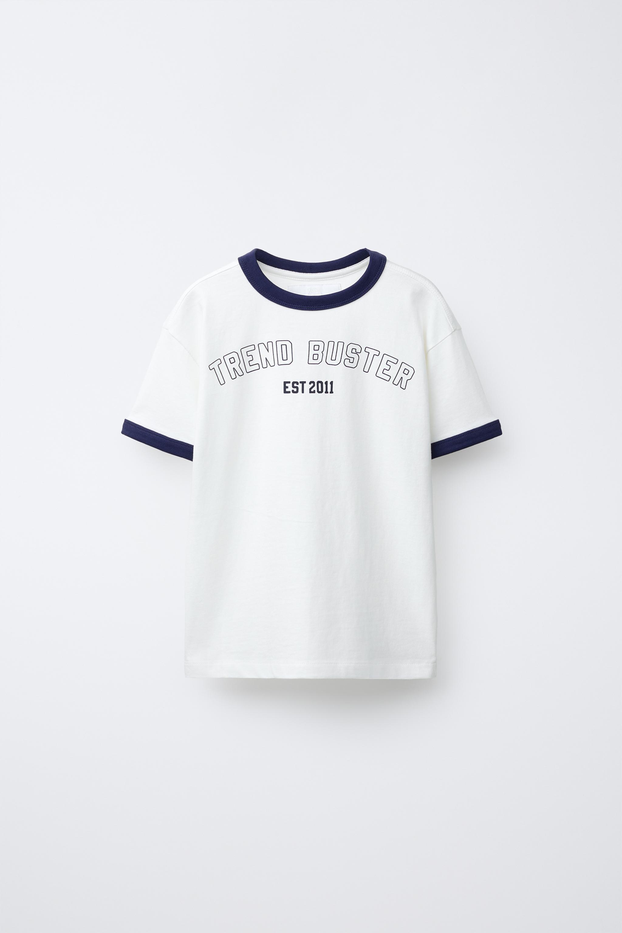 CONTRAST TRIM T-SHIRT