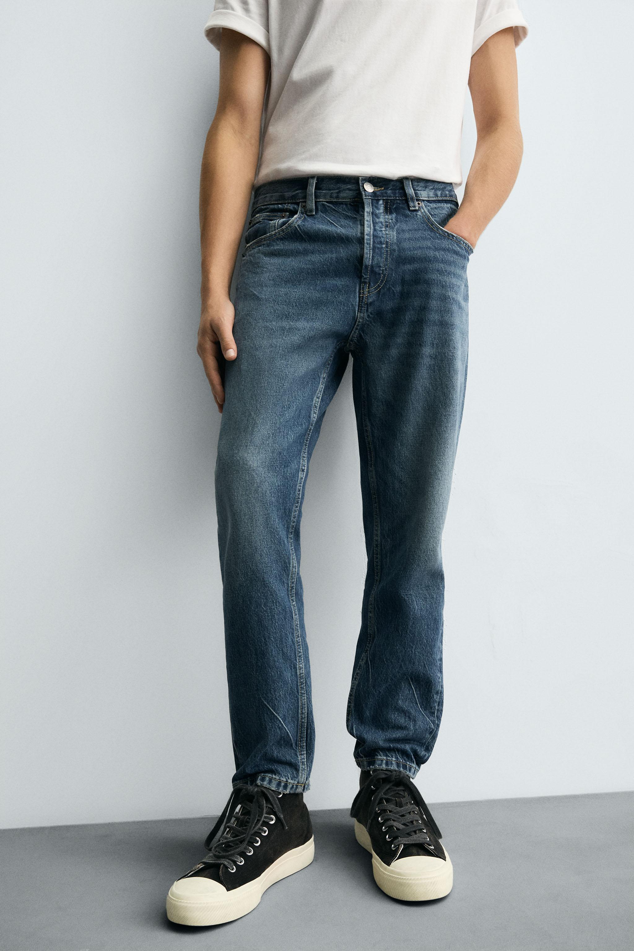SLIM CROPPED FIT JEANS