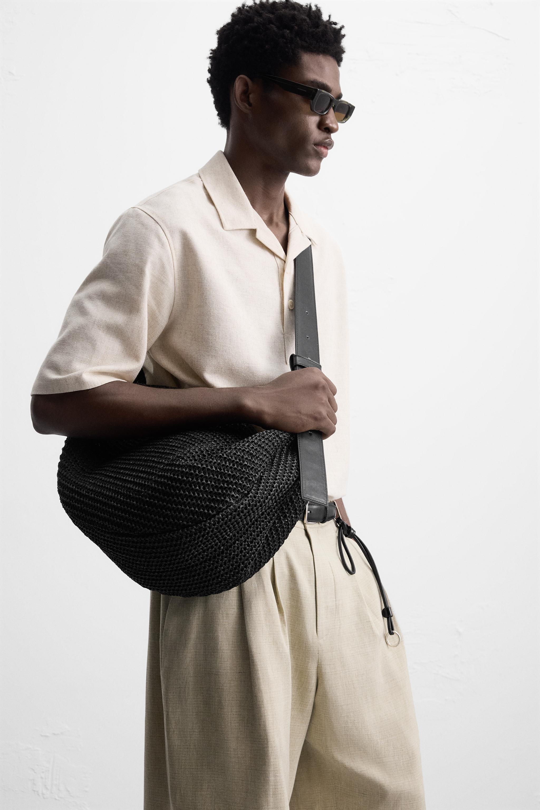 WOVEN SHOULDER BAG