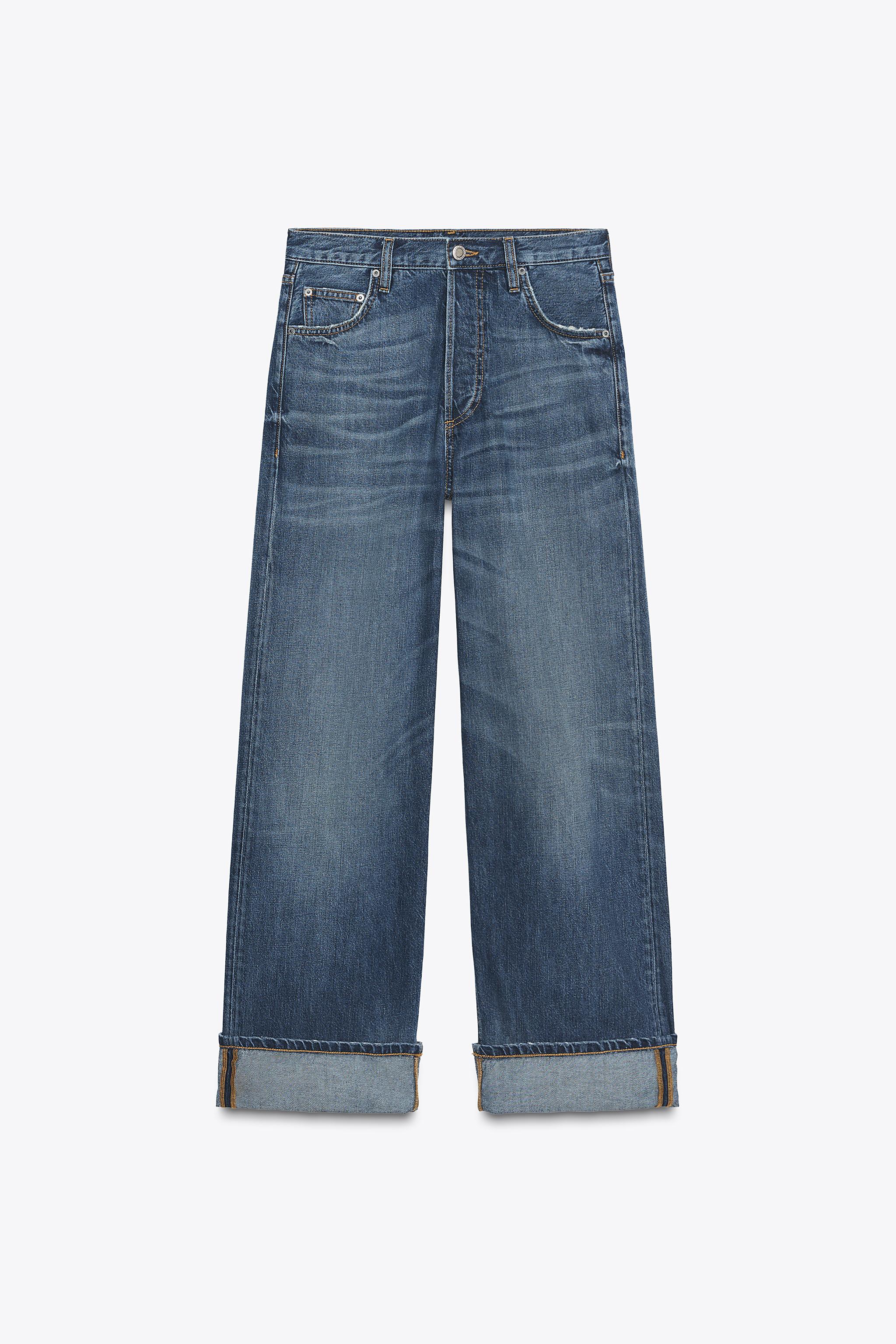 ZW COLLECTION LOW-RISE BAGGY JEANS