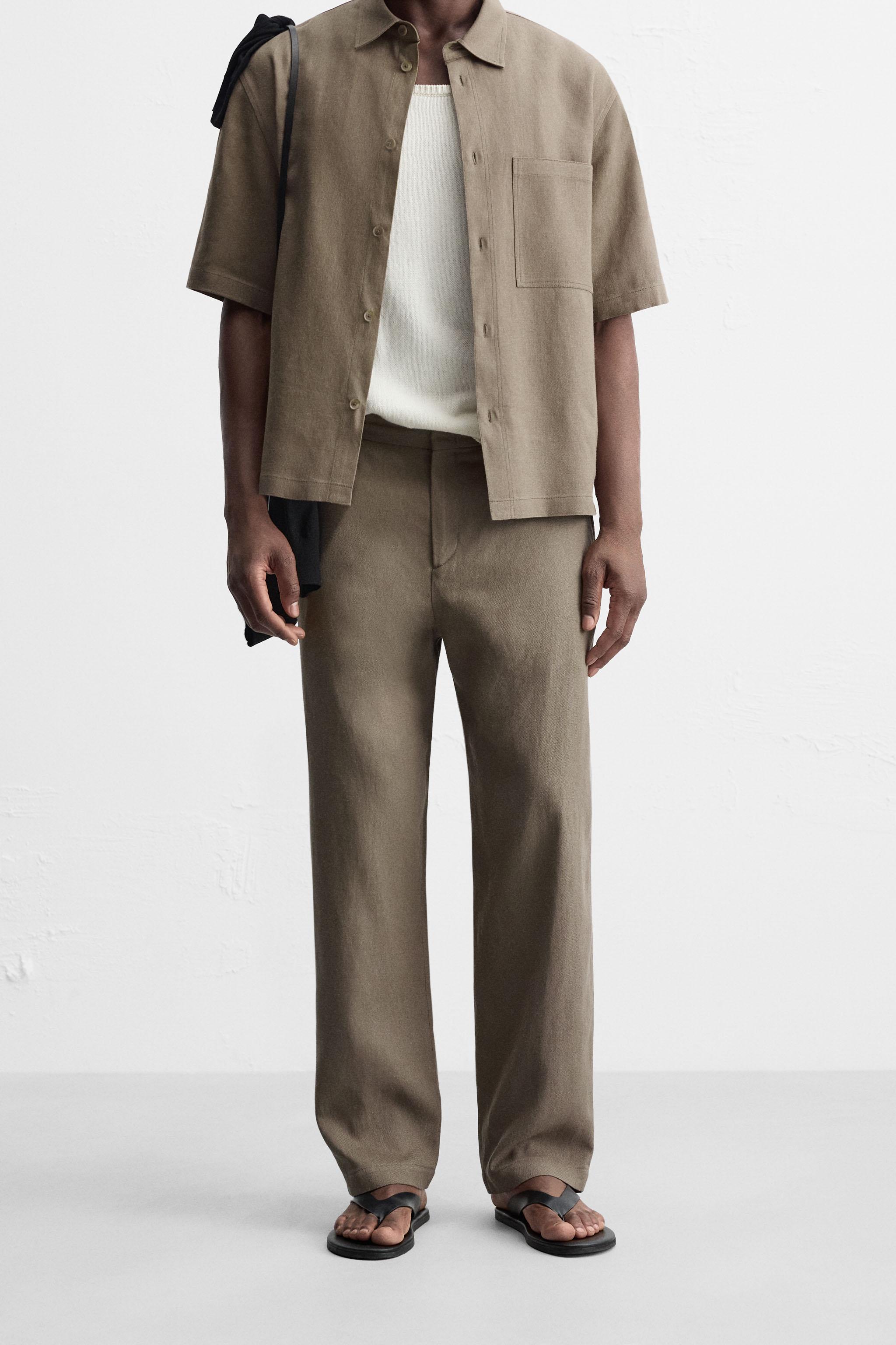 VISCOSE - JUTE PANTS