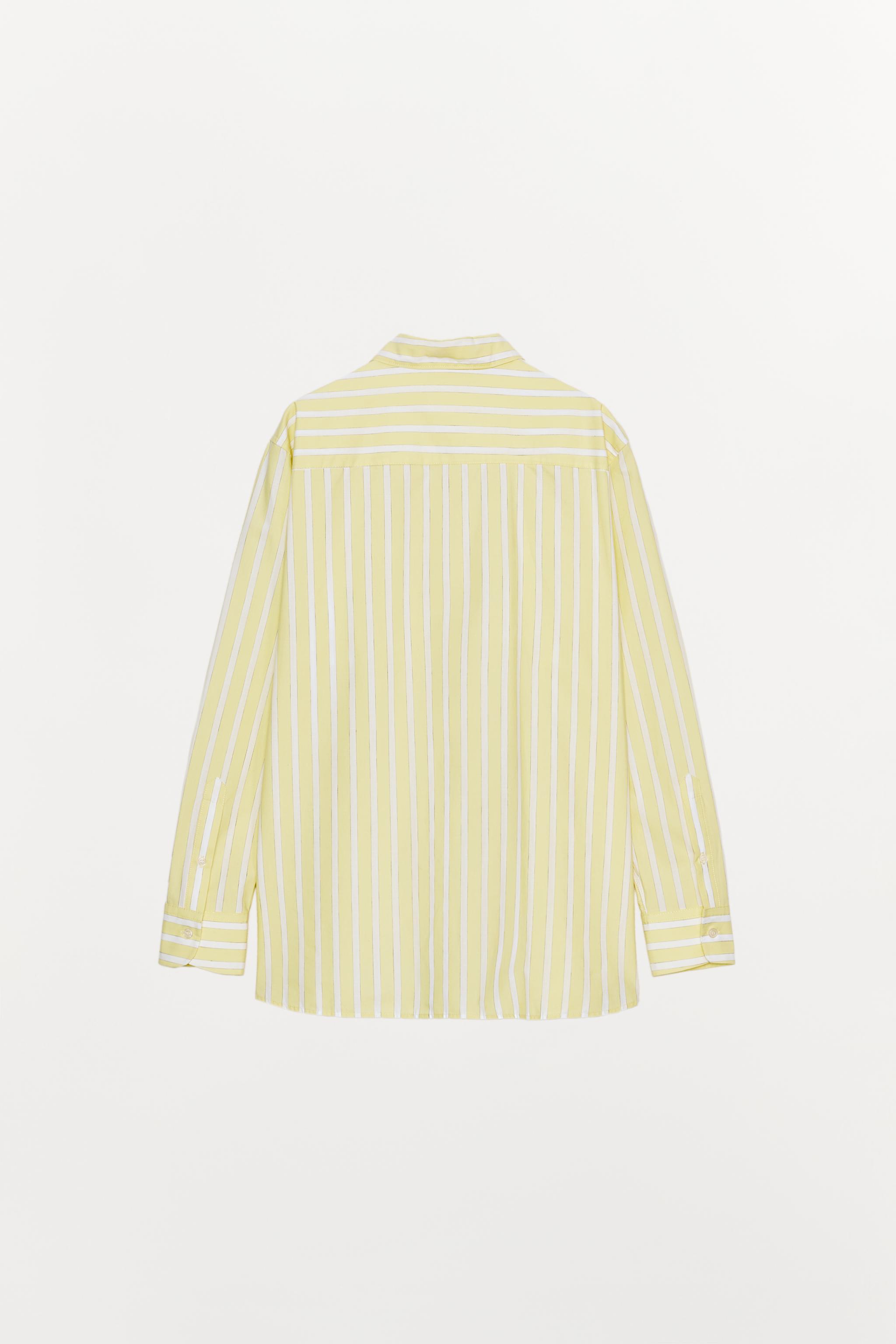 STRIPED PAJAMA SHIRT