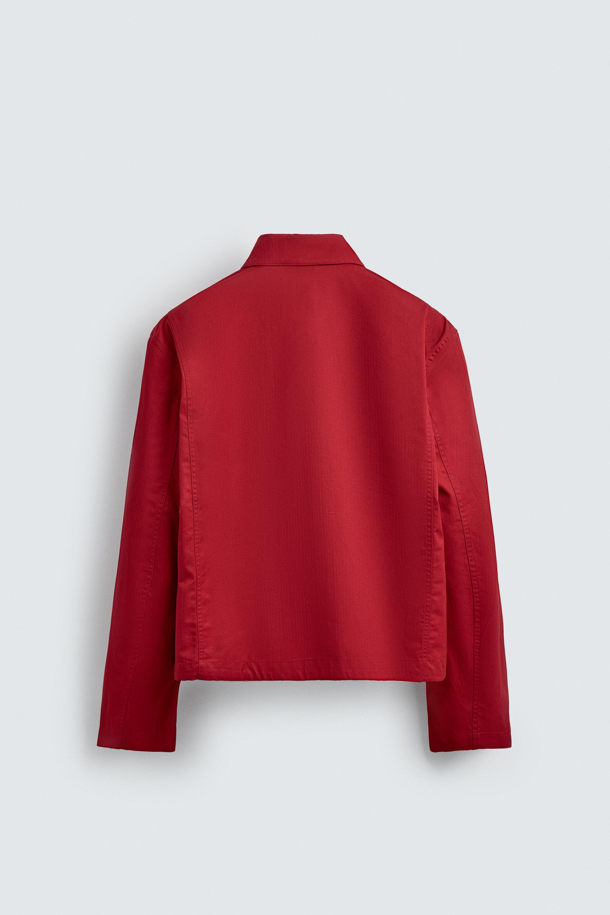 COTTON HERRINGBONE OVERSHIRT