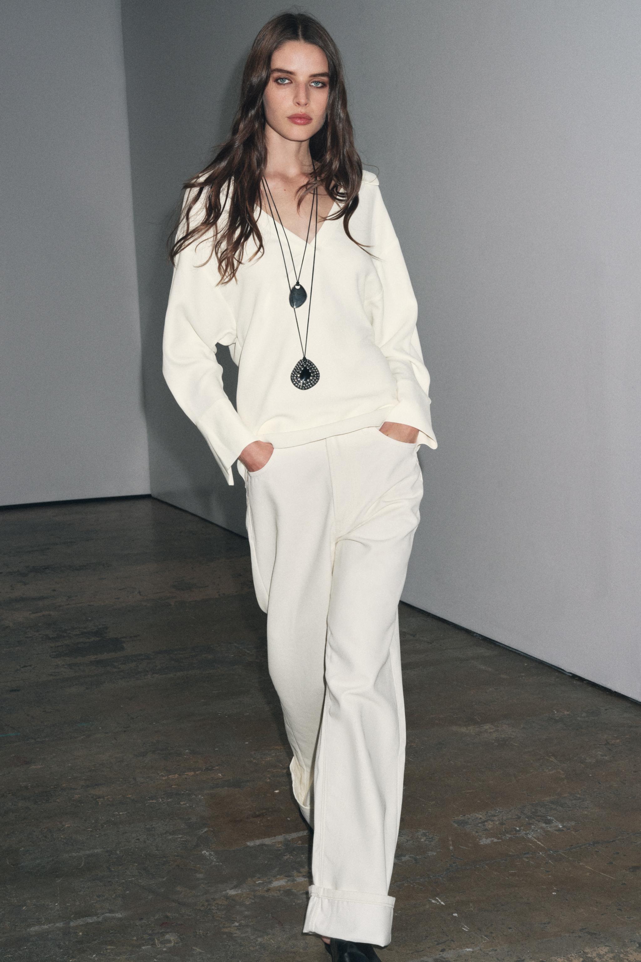 ZW COLLECTION POLO COLLAR SHIRT