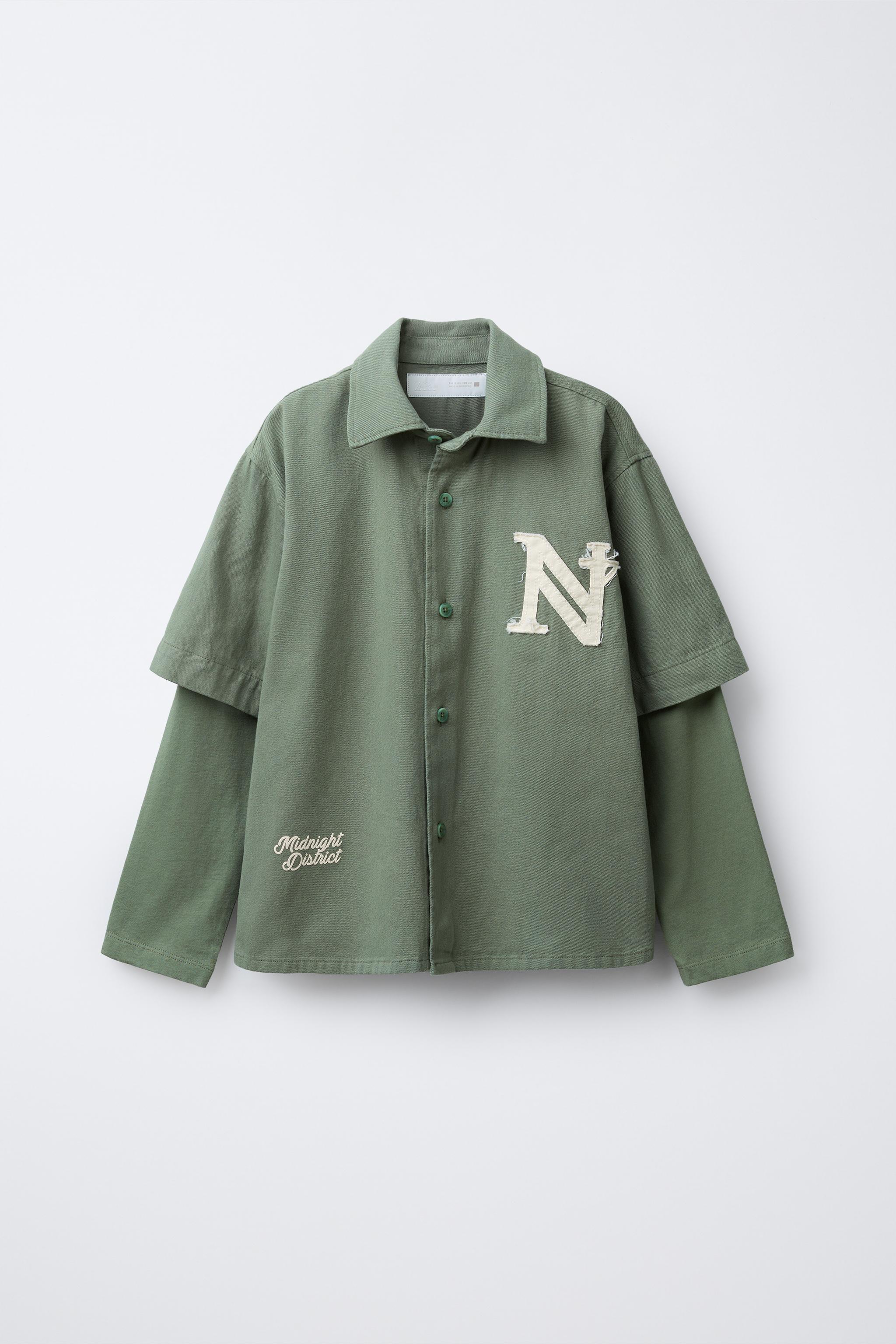 PATCH DOUBLE SLEEVE SHIRT