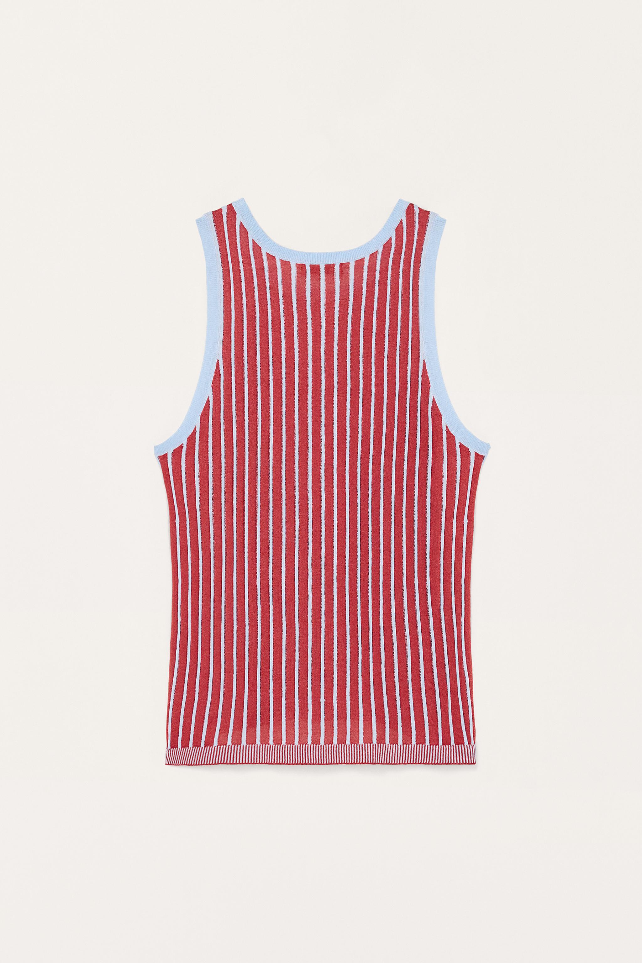 LIMITED EDITION STRIPED JACQUARD KNIT TANK