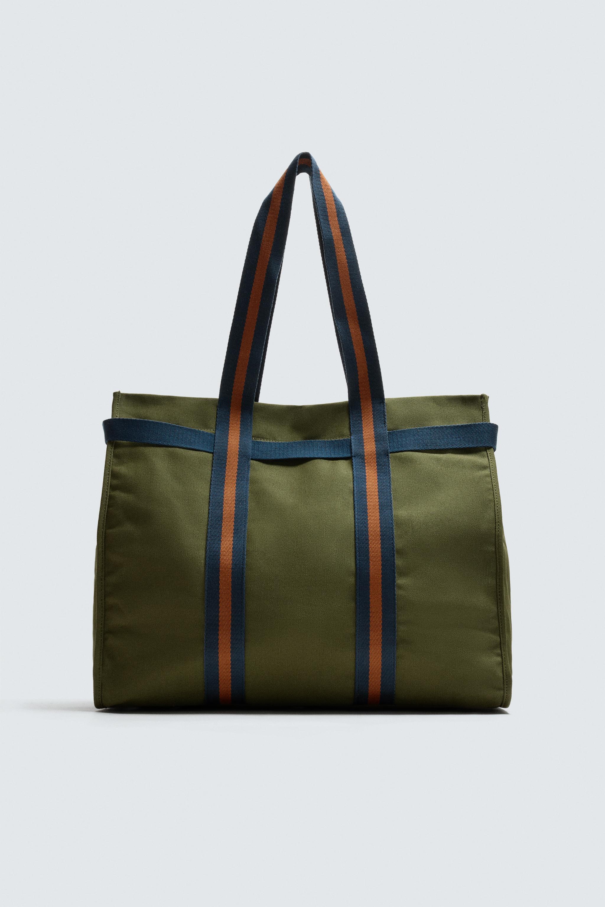 WOVEN SHOPPER BAG
