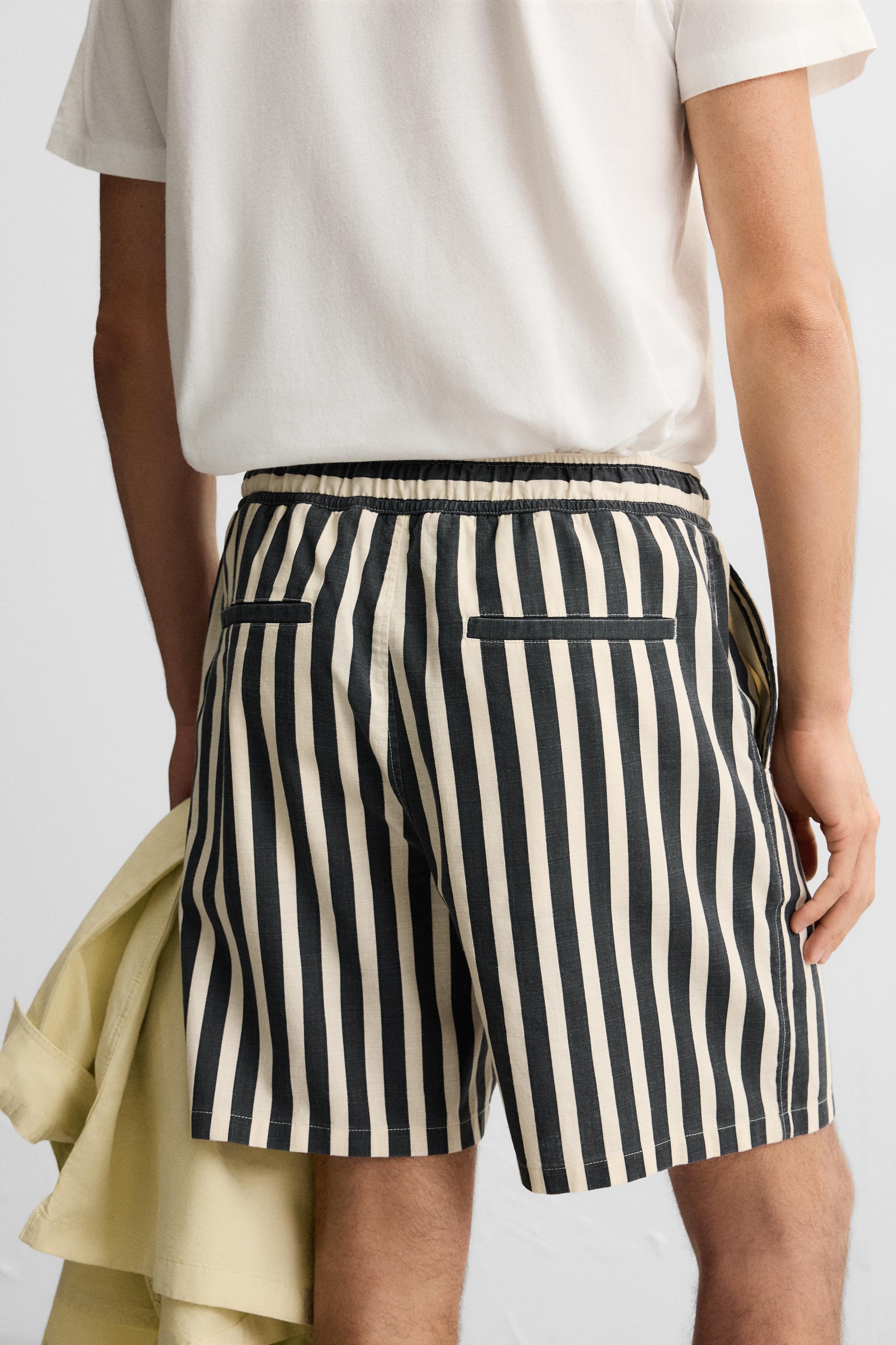 JACQUARD TEXTURED SHORTS