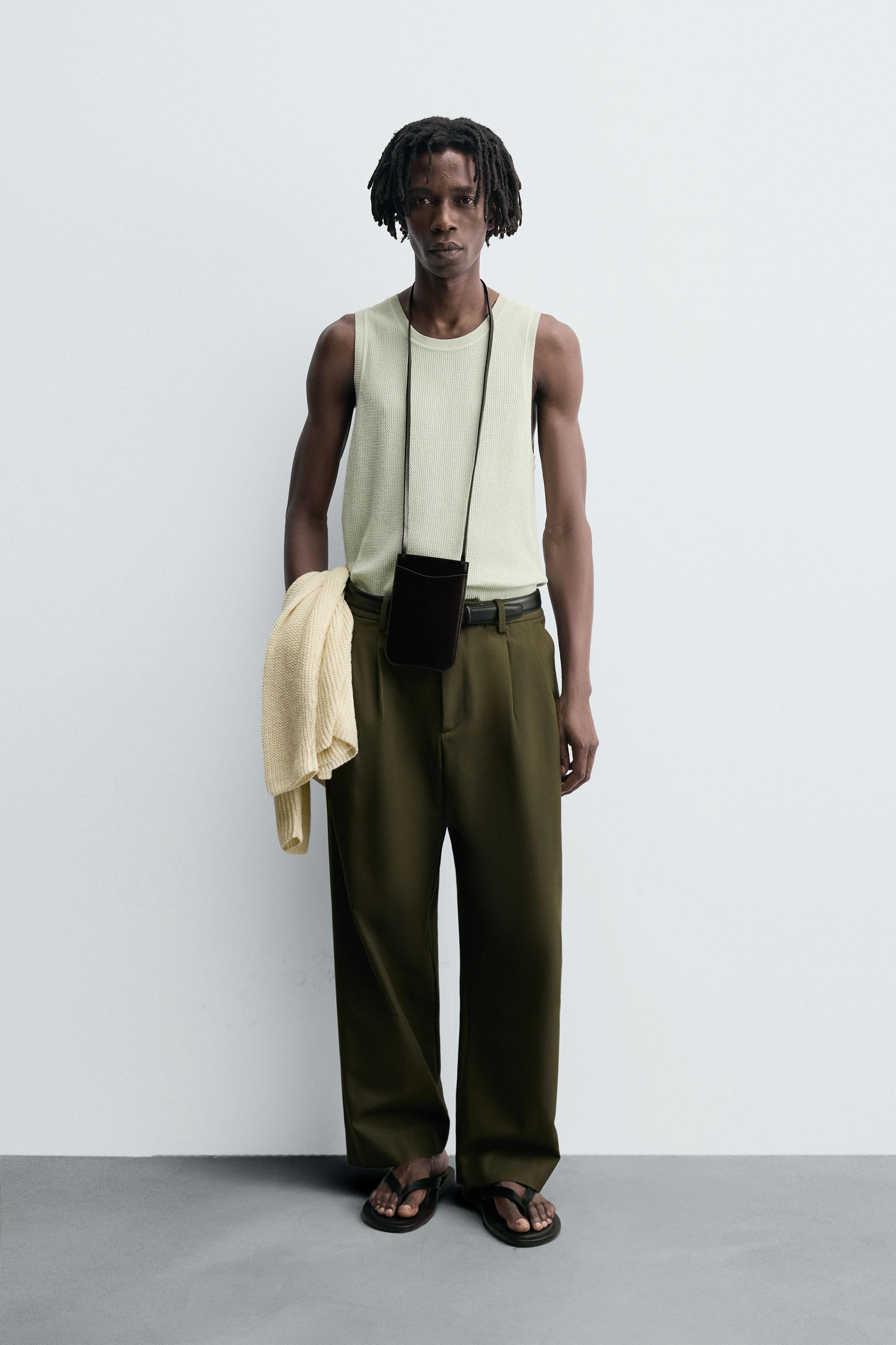 TEXTURED KNIT TANK TOP