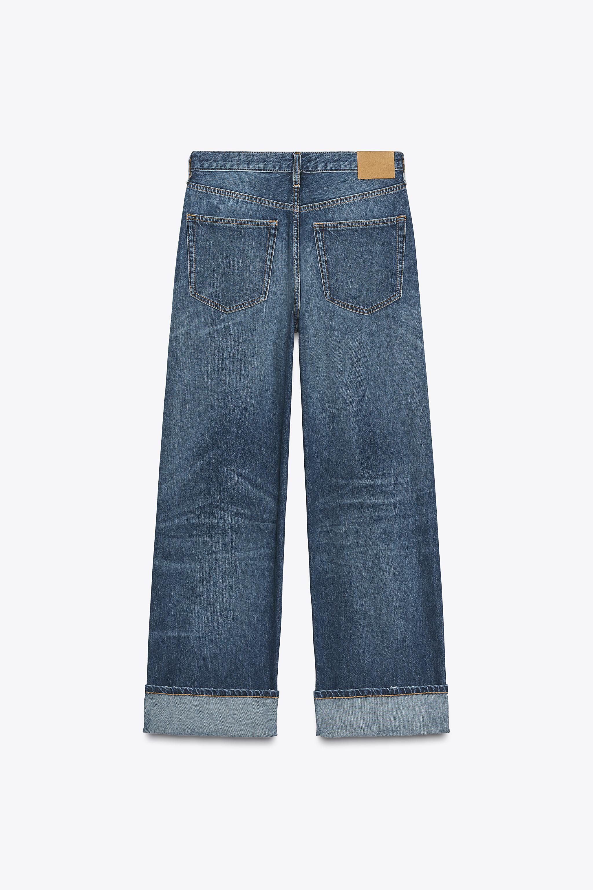 ZW COLLECTION LOW-RISE BAGGY JEANS
