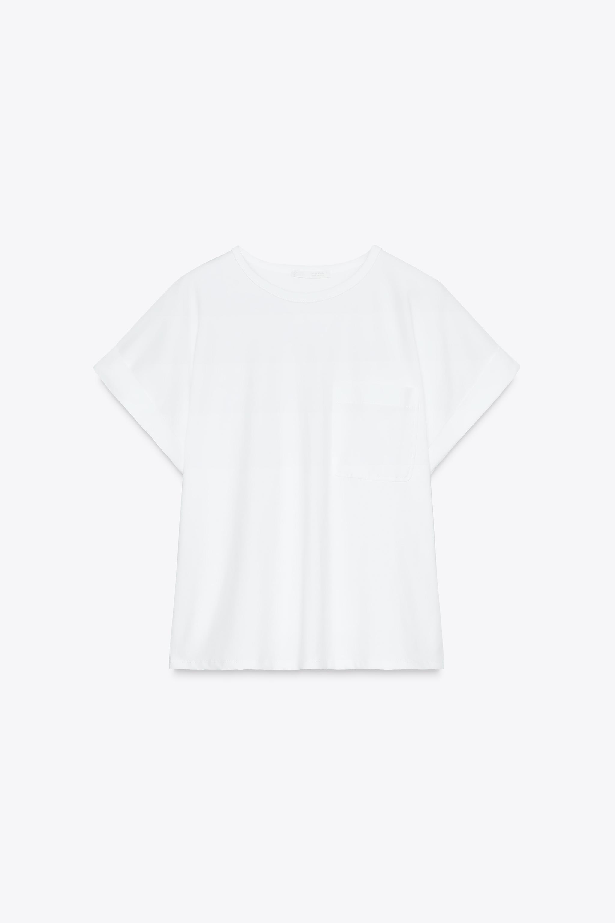 POPLIN POCKET T-SHIRT