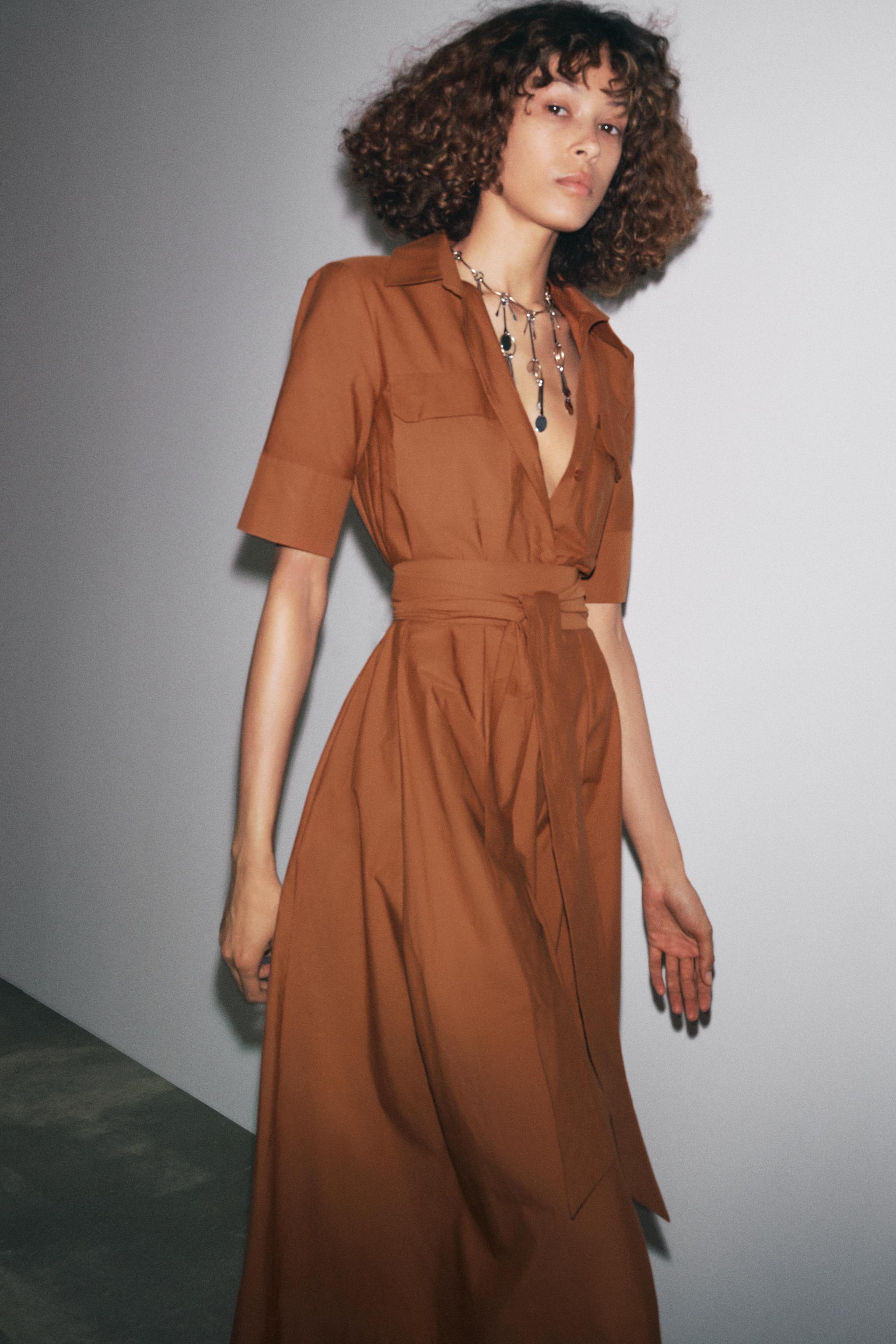 ZW COLLECTION POPLIN SHIRTDRESS