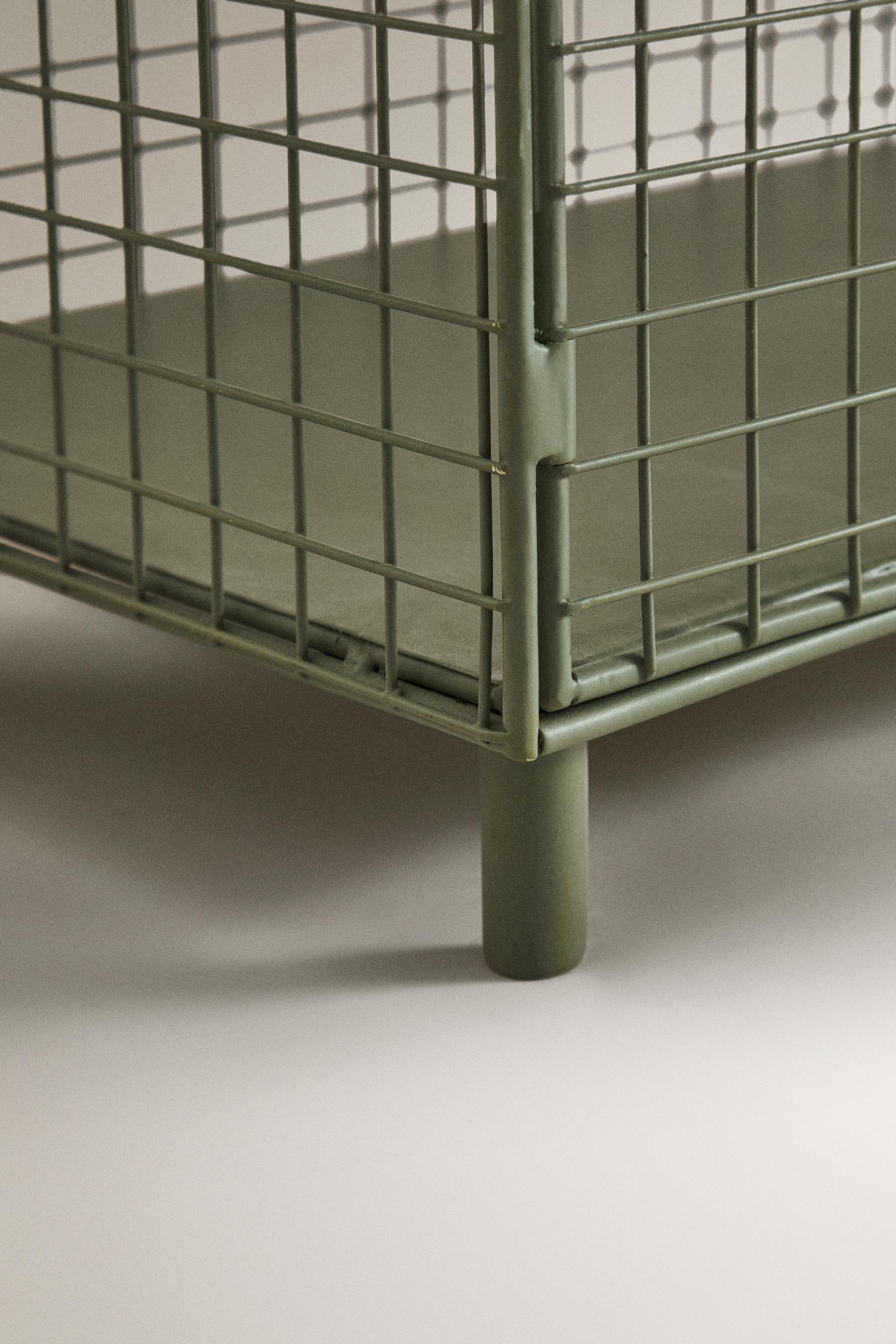 METAL BOOKCASE WITH DOORS