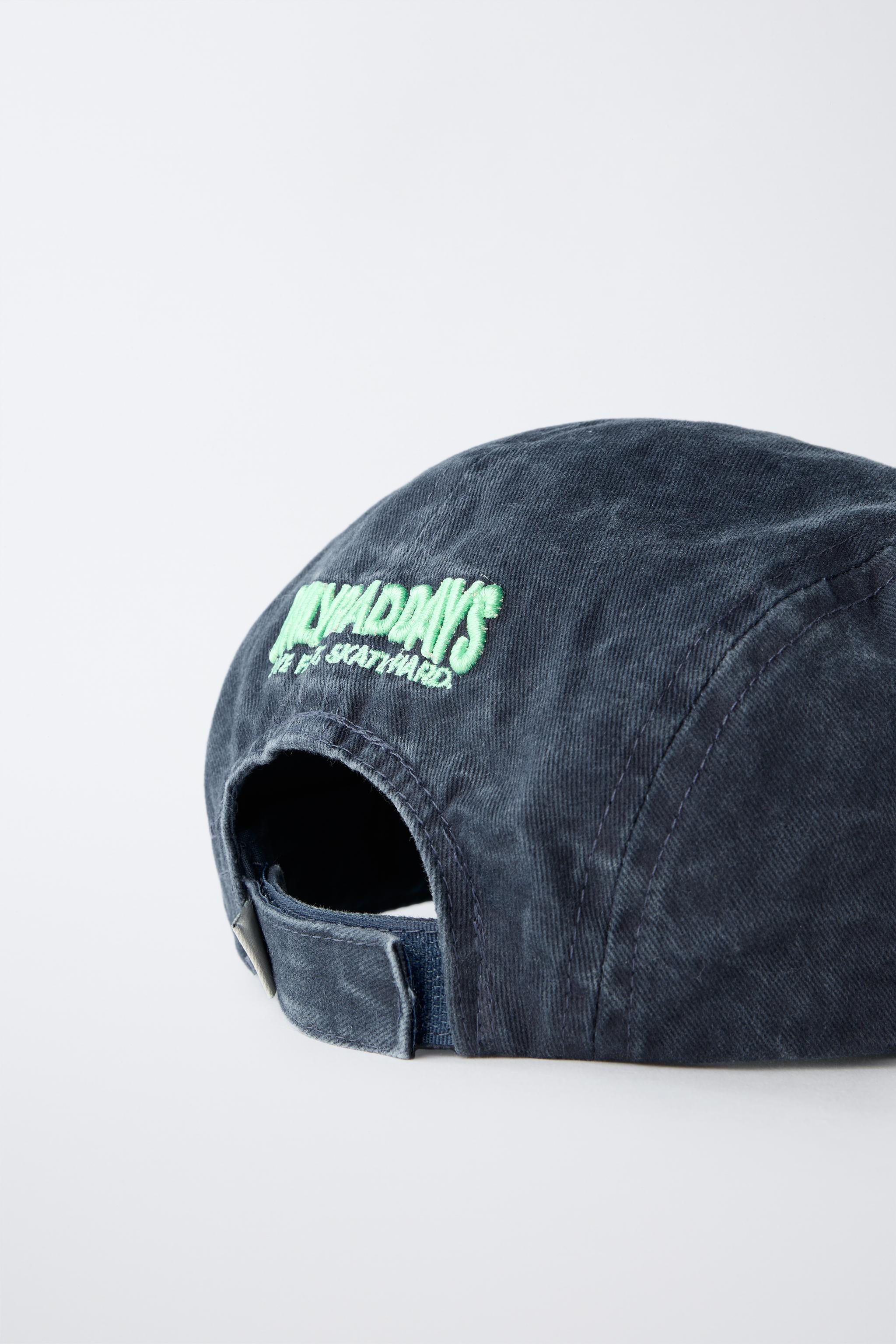 3-14 YEARS/ EMBROIDERED WASHED EFFECT CAP