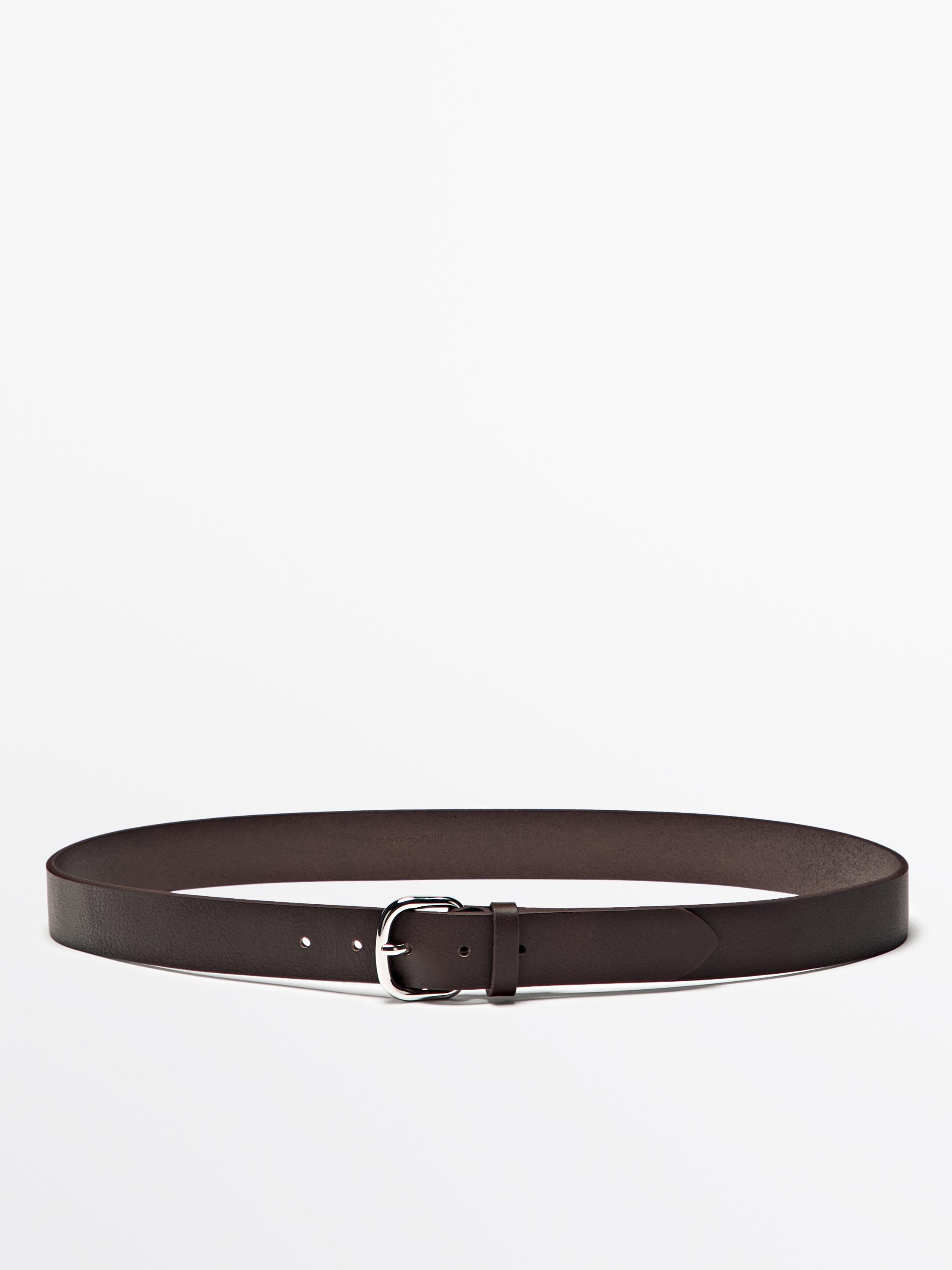 Soft nappa leather belt