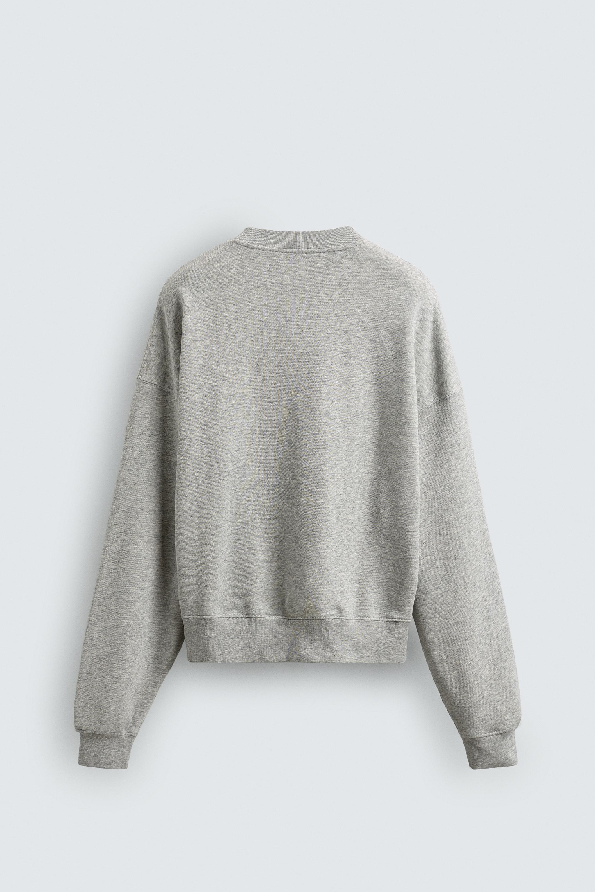 VARSITY PRINT CREWNECK SWEATSHIRT