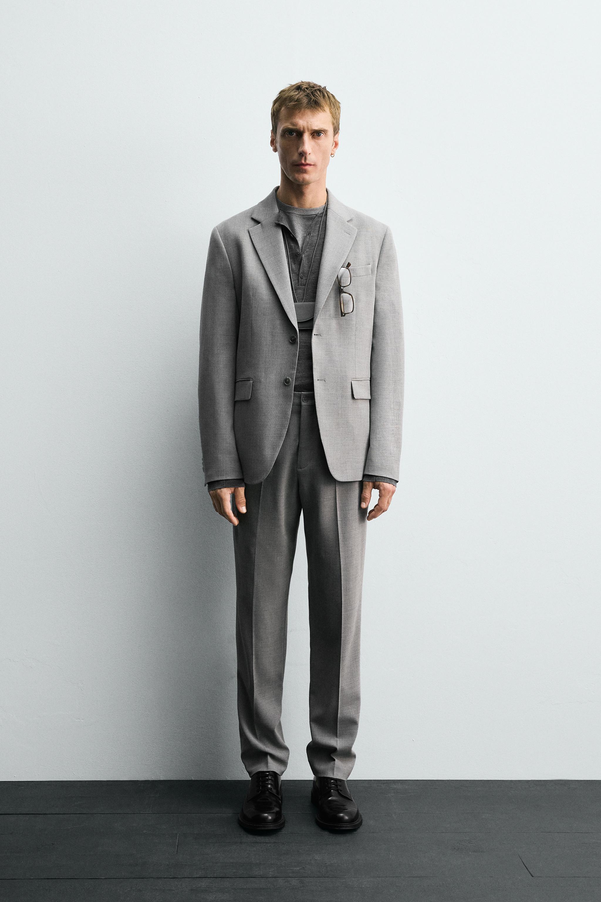 STRUCTURED SUIT PANTS