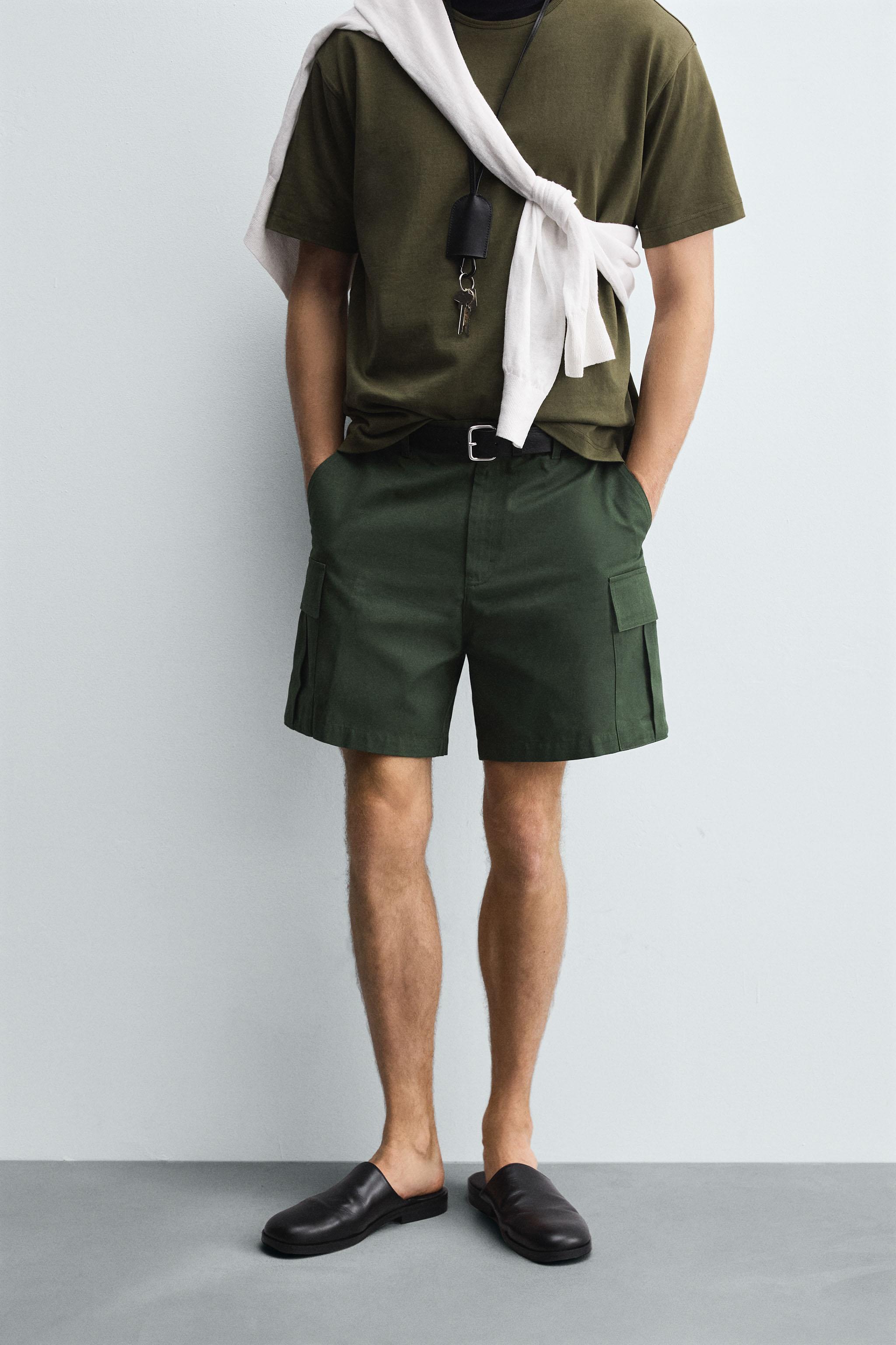 REGULAR FIT CARGO SHORTS