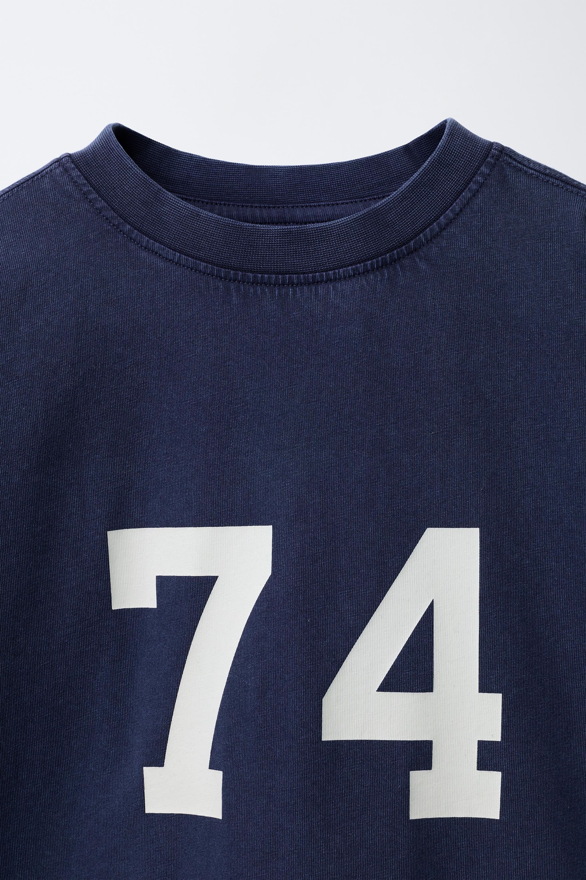 NUMBER PRINT T-SHIRT