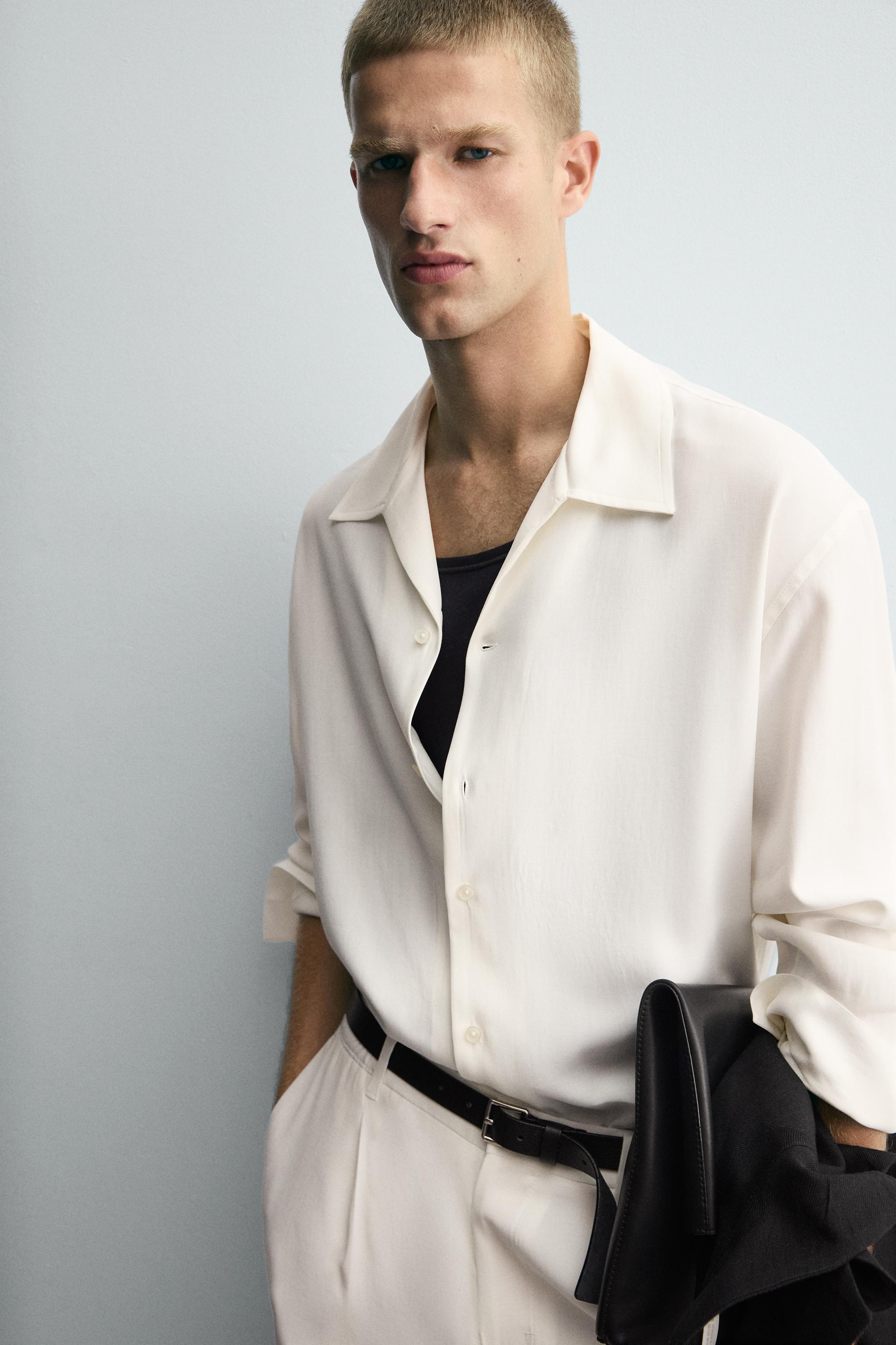 RELAXED FIT FLOWY SHIRT