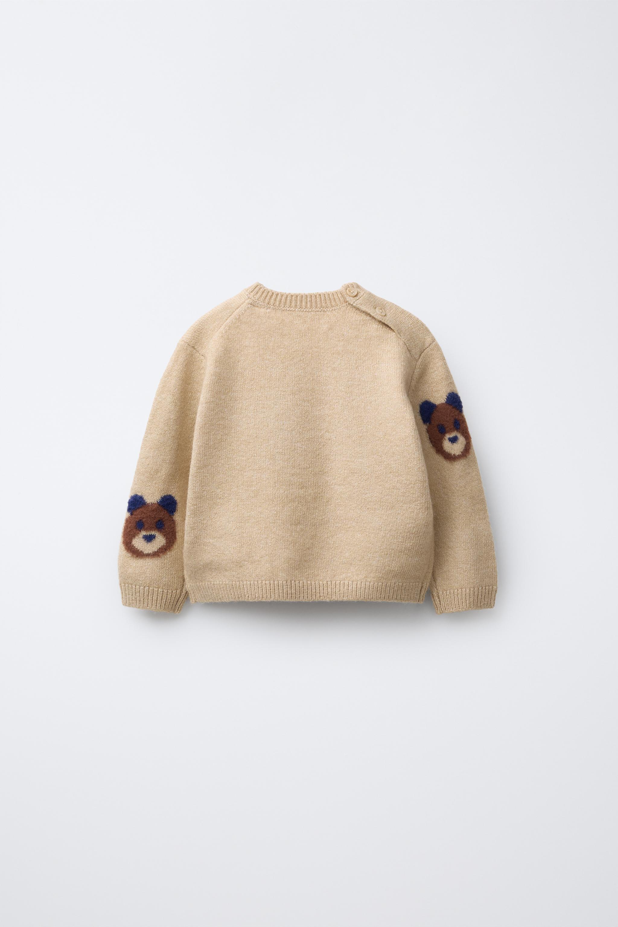 TEDDY BEAR KNIT SWEATER
