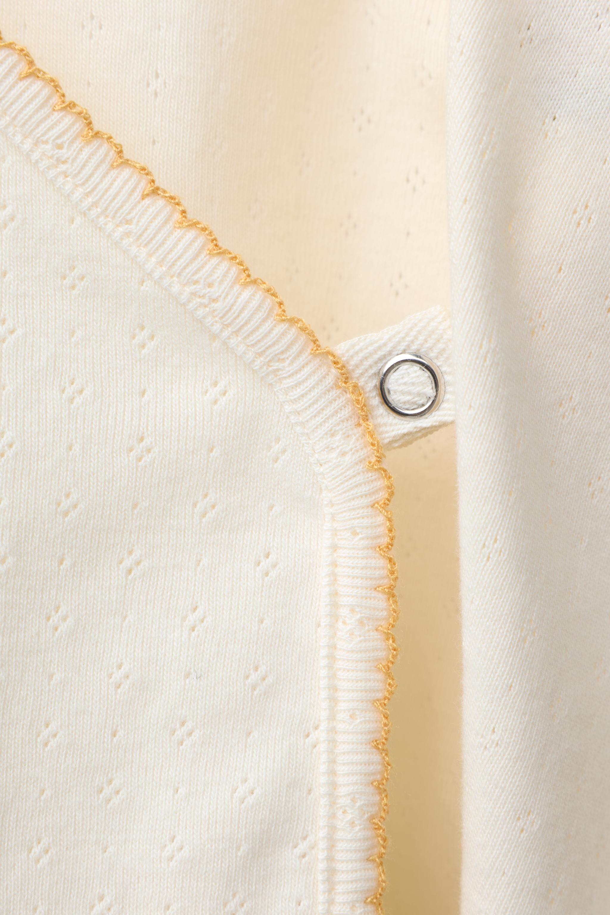 CROSS-STITCH EMBROIDERED HORSE POINTELLE T-SHIRT