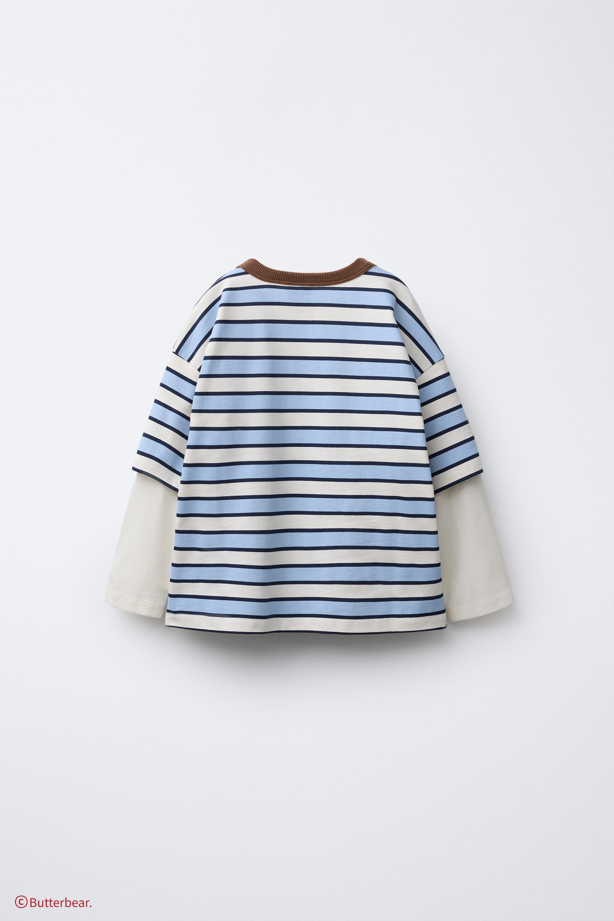 BUTTERBEAR © STRIPED T-SHIRT