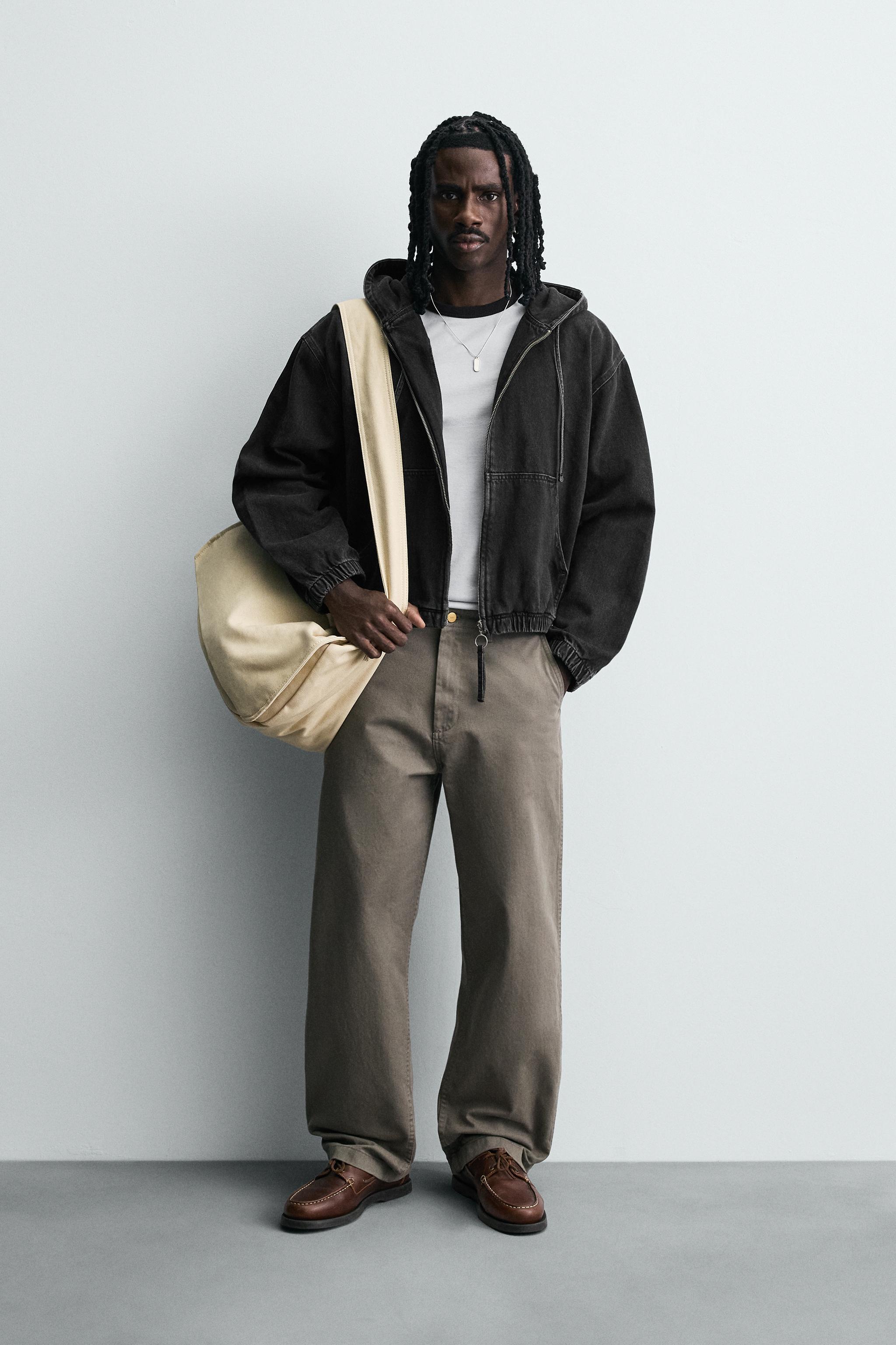 WASHED HOODED JACKET