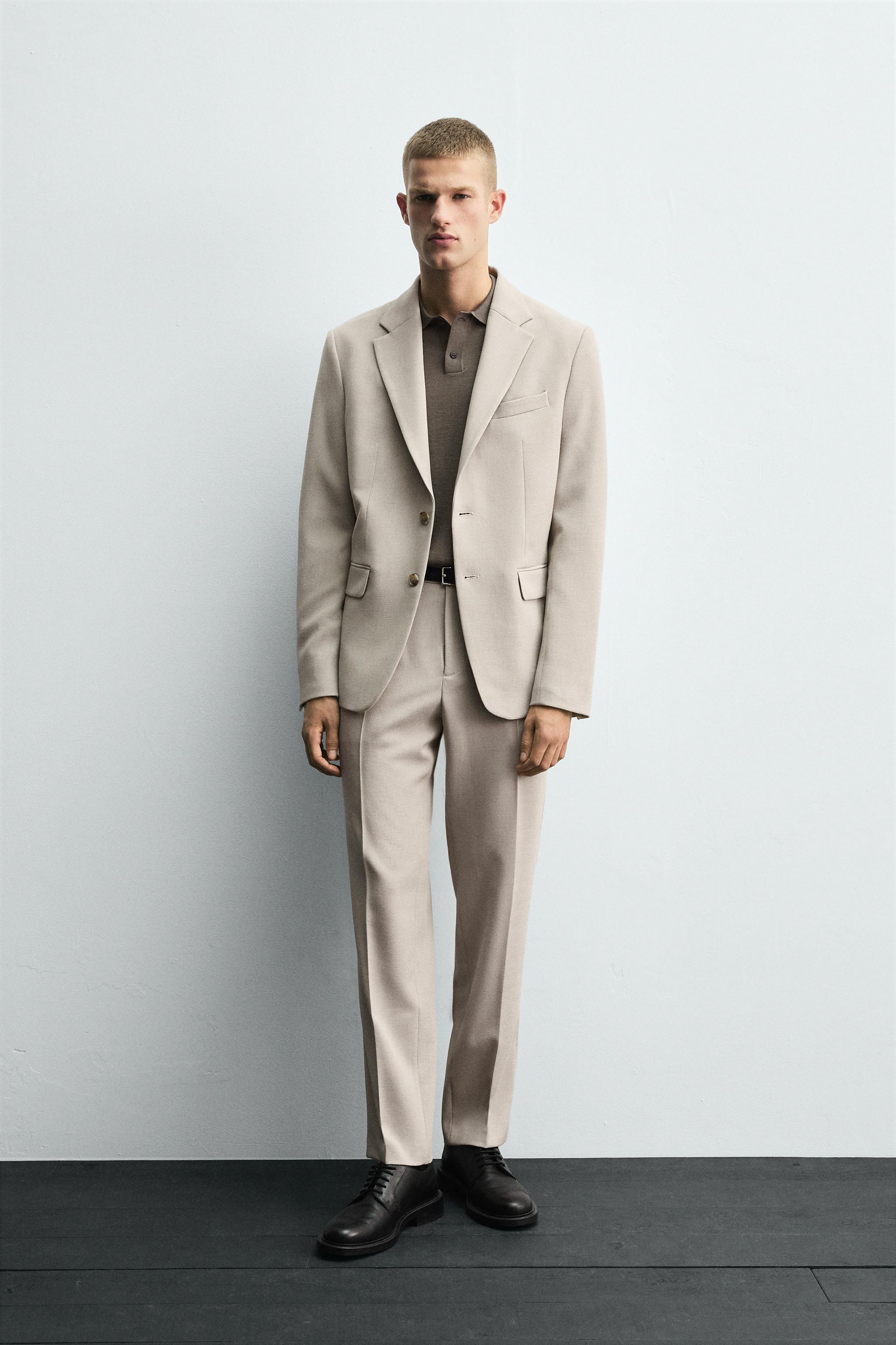 SLIM FIT SUIT PANTS