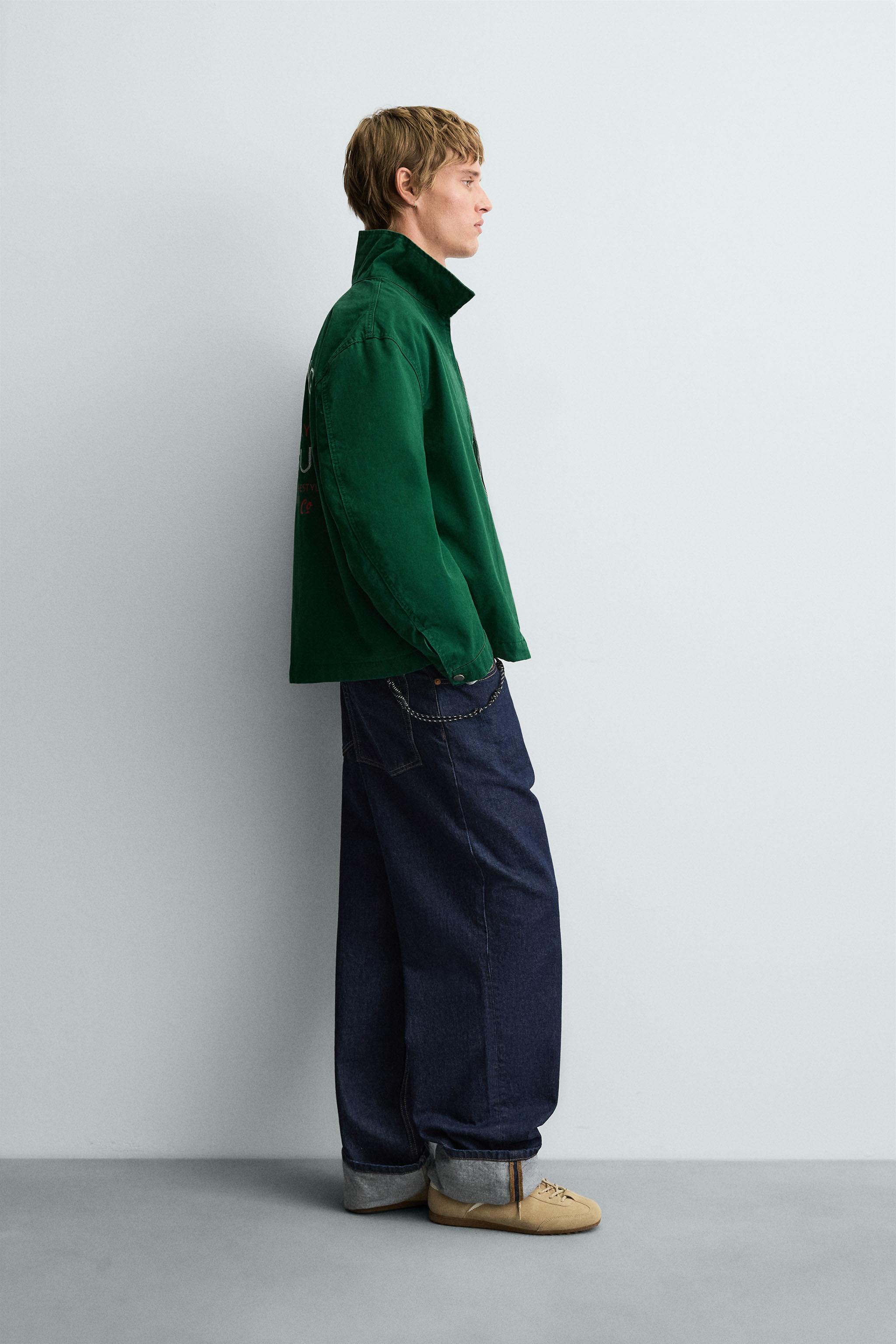 EMBROIDERED ZIP-UP JACKET