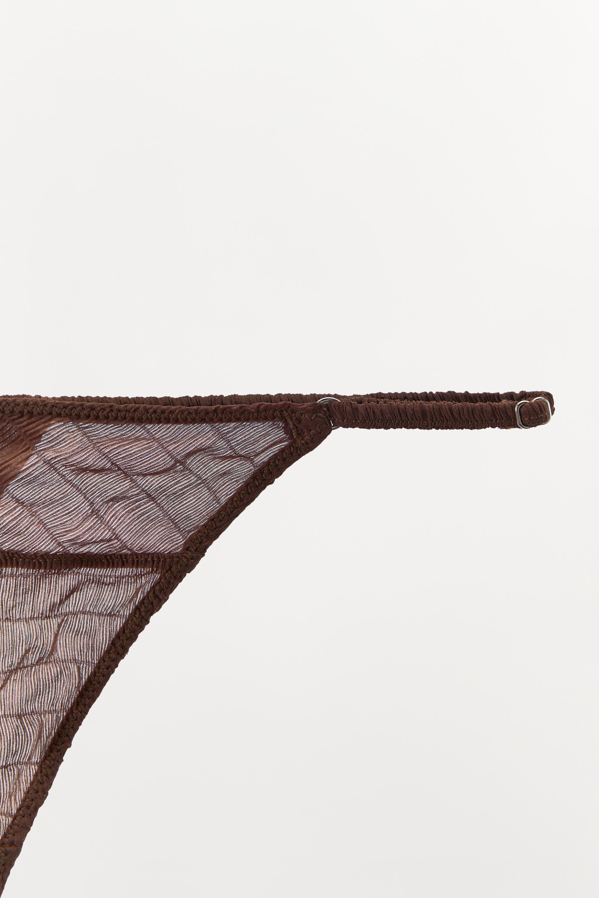 STRUCTURED SILK THONG LIMITED EDITION