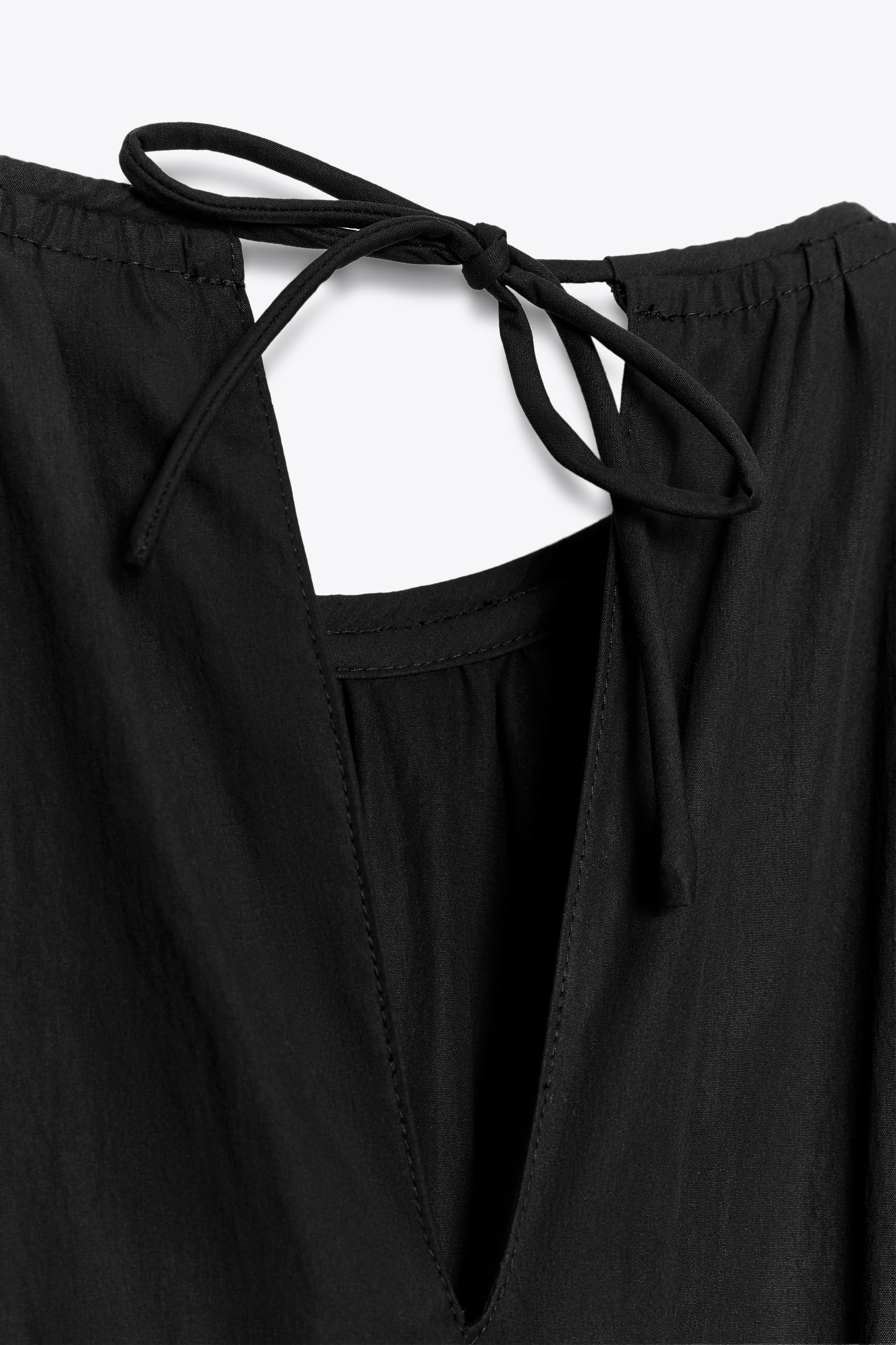 ZW COLLECTION RUCHED POPLIN DRESS