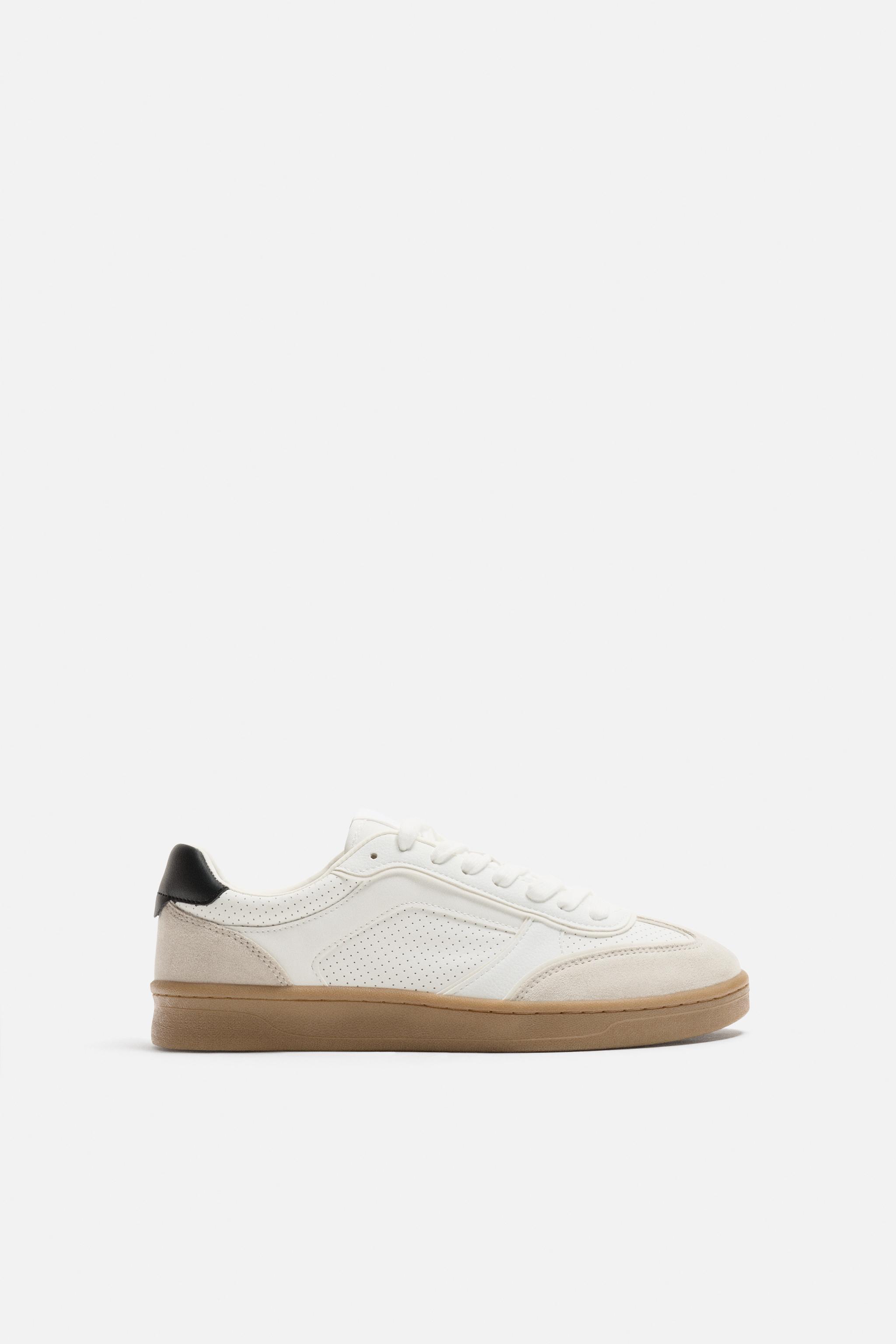 CONTRAST SOLE SNEAKERS