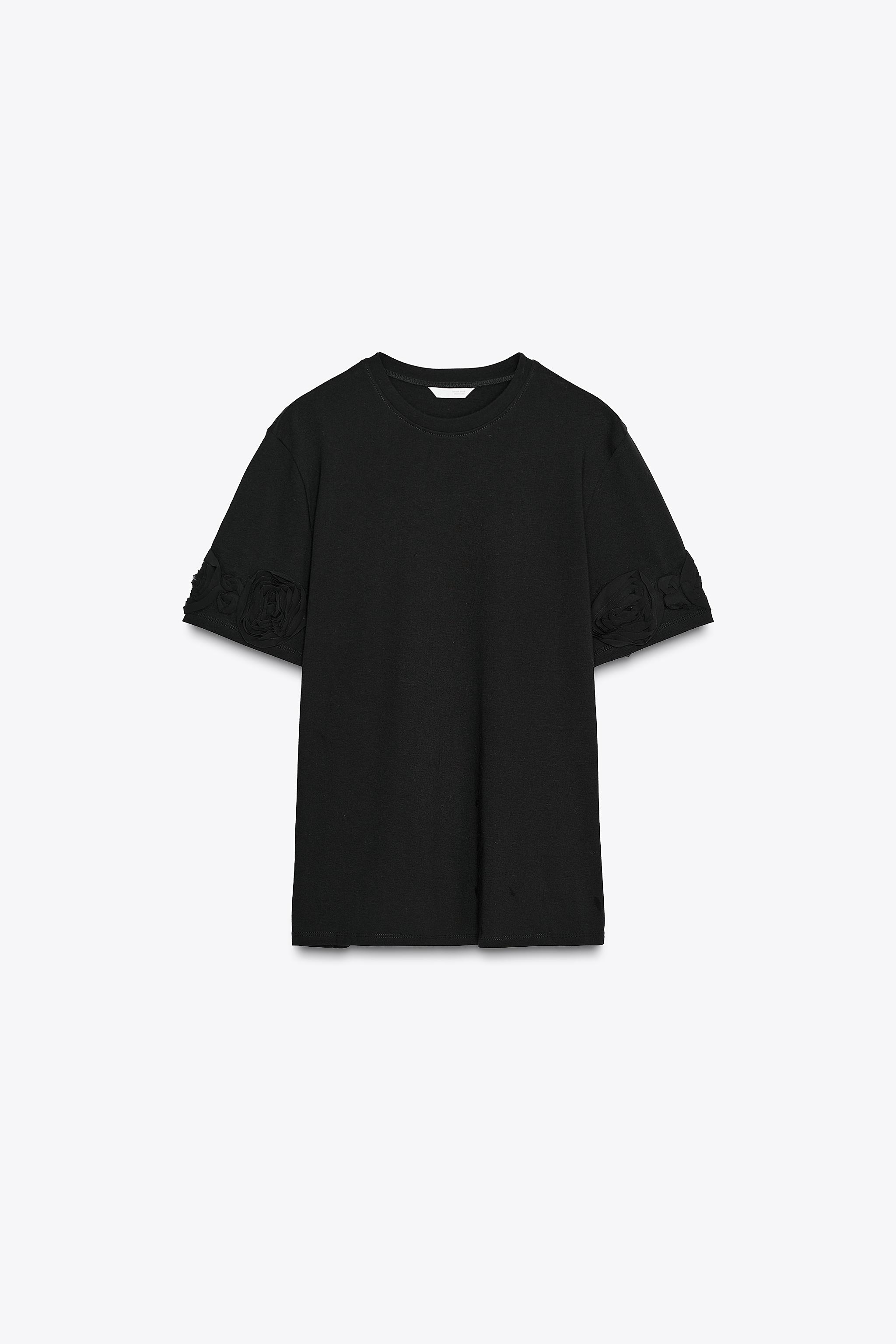 VOLUMINOUS FLORAL T-SHIRT