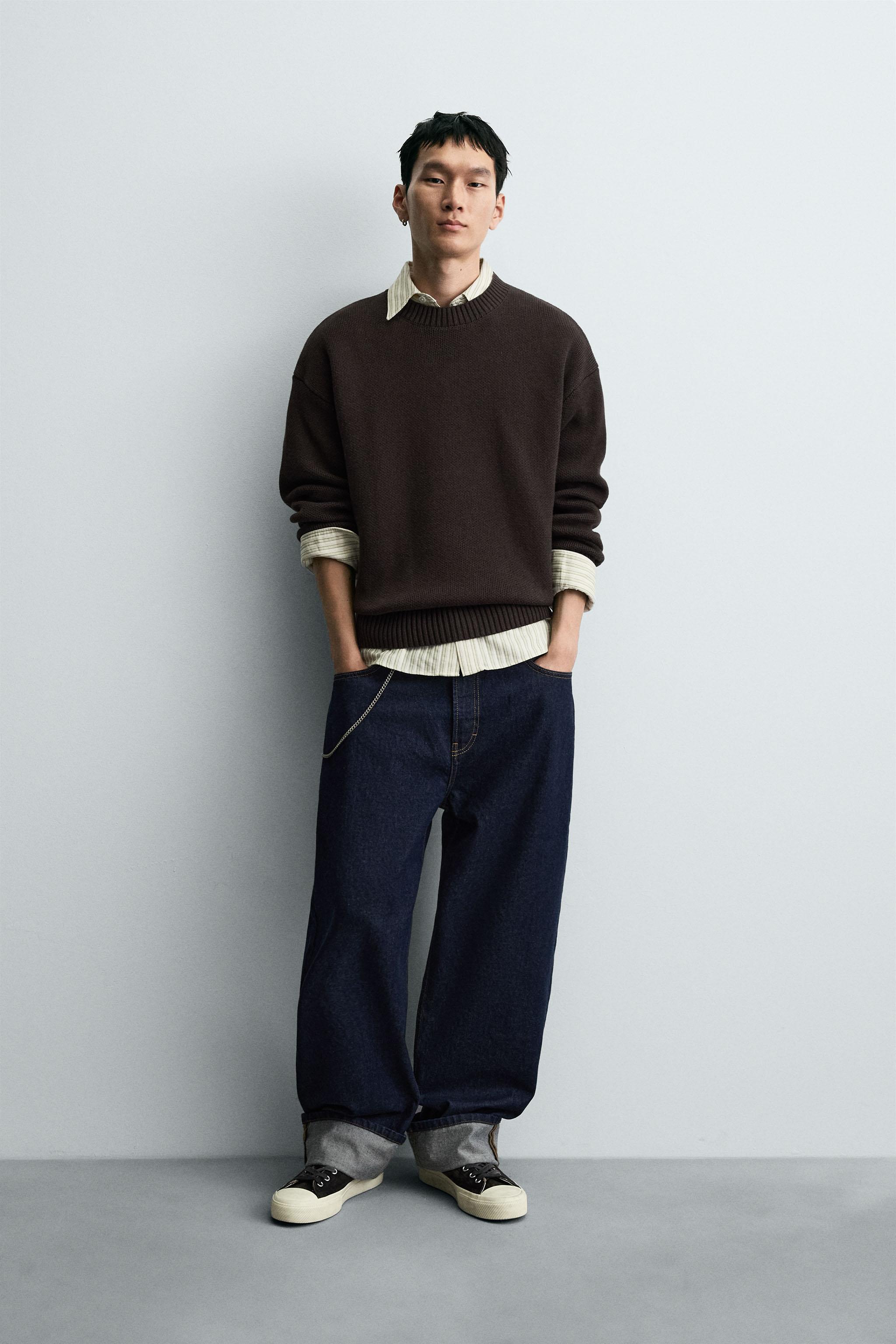 COTTON TEXTURE SWEATER