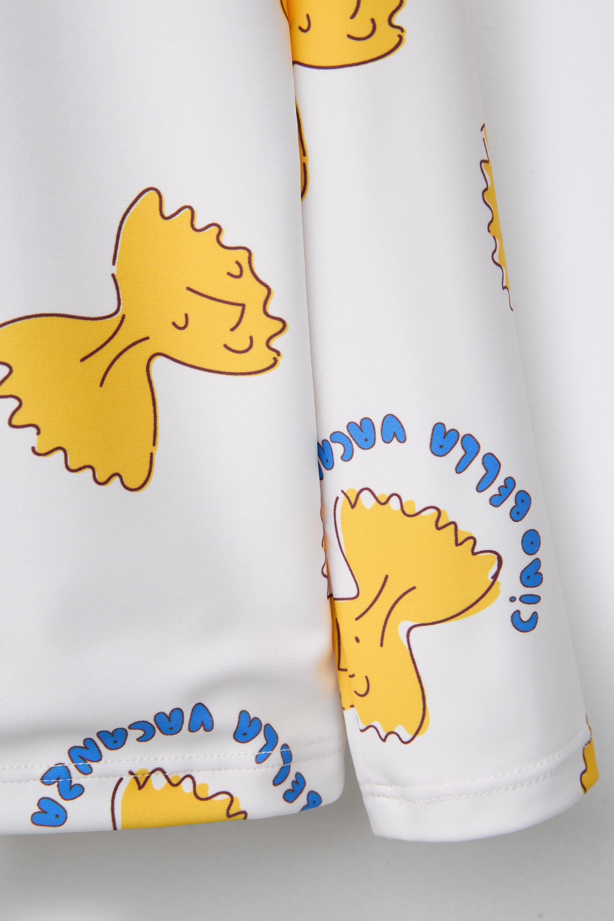 2-6 YEARS/ PRINTED RASH GUARD