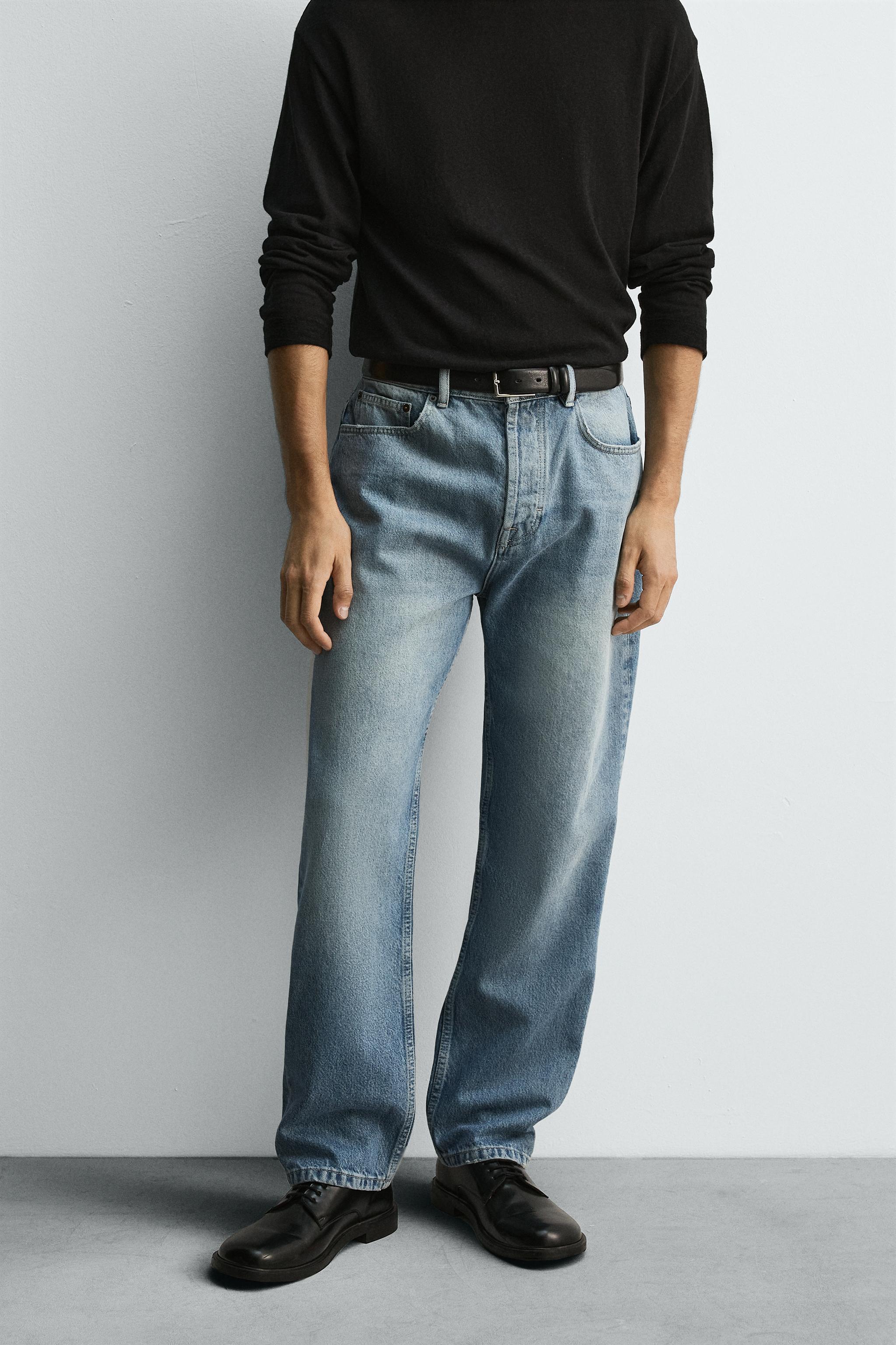 STRAIGHT ANKLE FIT JEANS